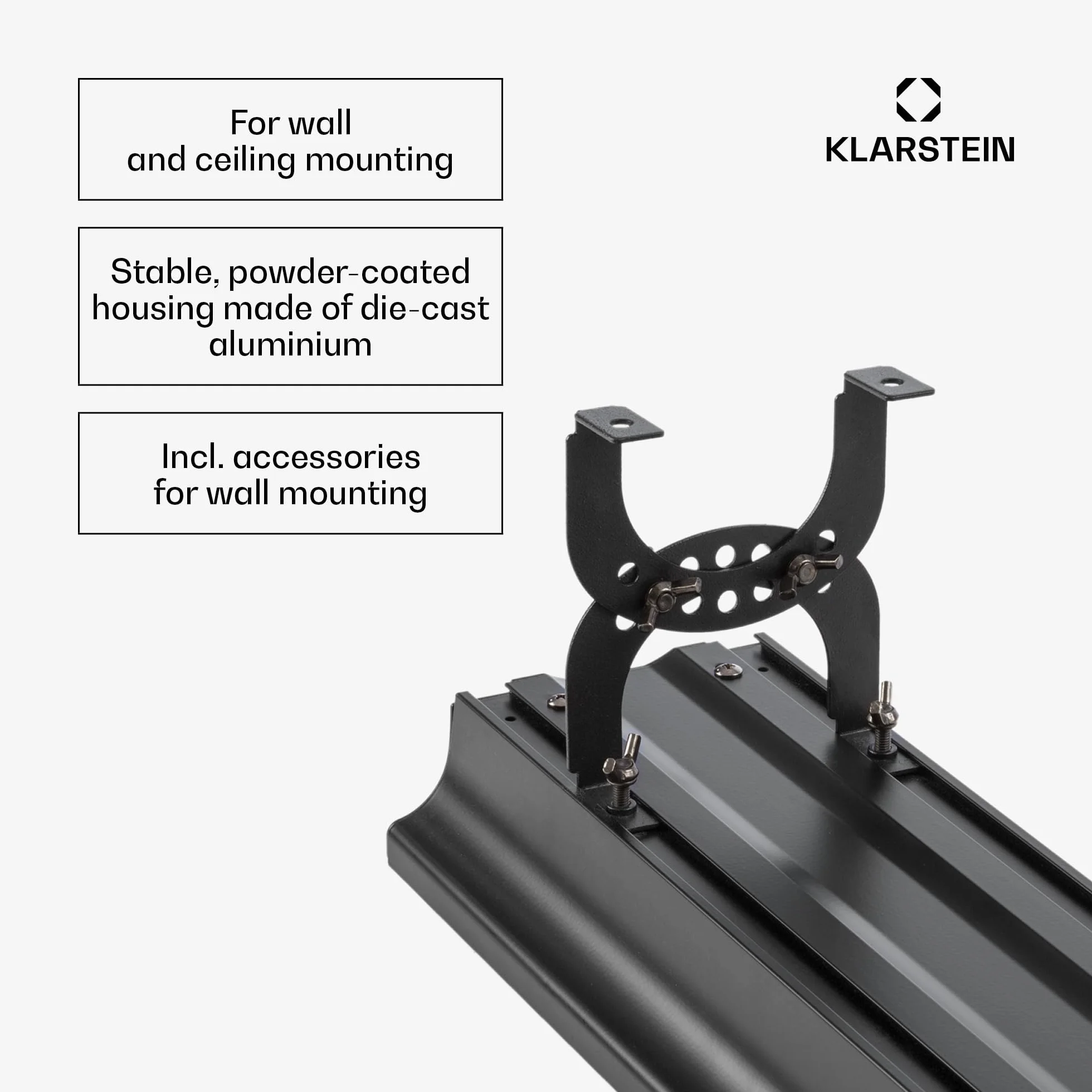 Blumfeldt Cosmic Beam Plus Grzejnik tarasowy na podczerwień 2400 W czarny