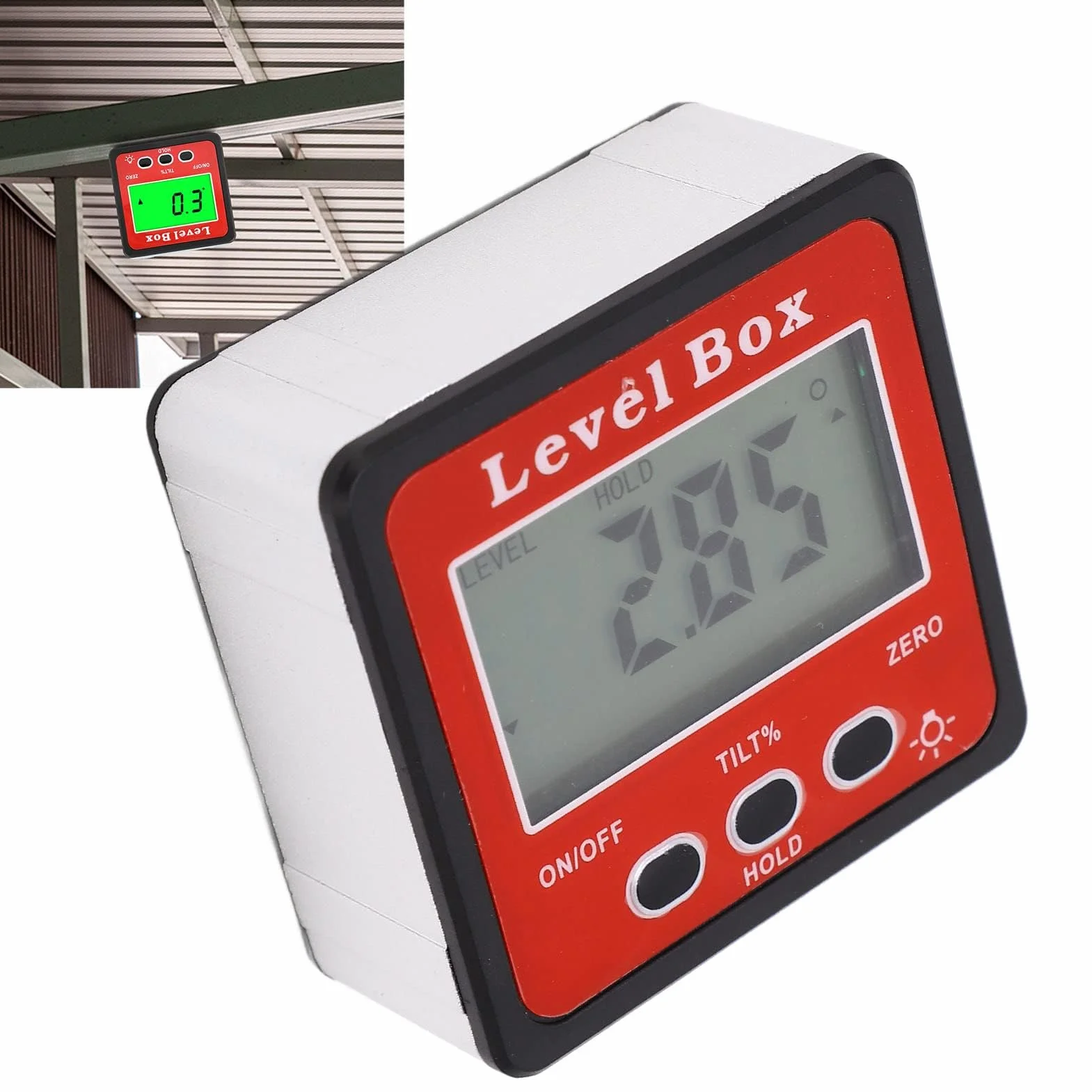 Bevel Box Magnetic Level Box Cyfrowy Kątomierz Kątomierz Inklinometr do Stolarki, Budownictwa, Murarstwa