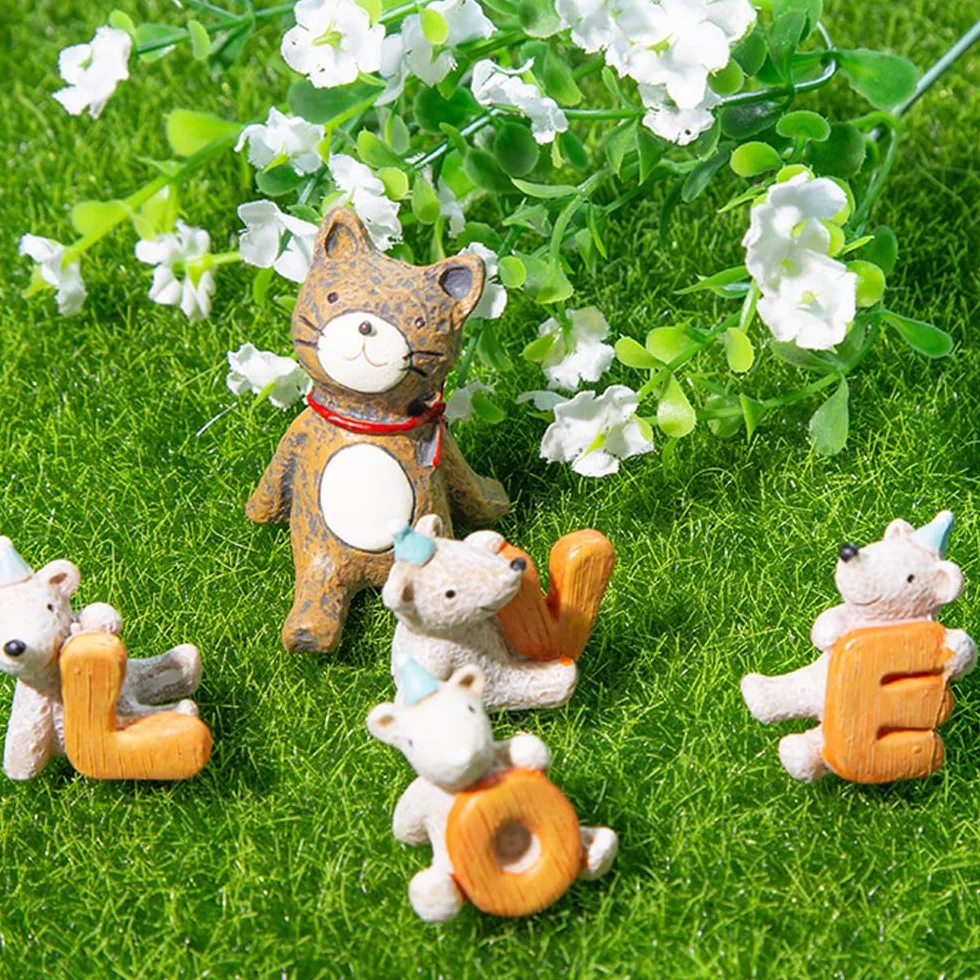 Dreamil Mini sztuczna trawa "zrób to sam", 2 sztuki, dywan trawnikowy, 15 x 15 cm, miniaturowy ogród, sztuczny mech, dekoracja do samodzielnego wykonania, mikrokrajobraz, domek dla lalek