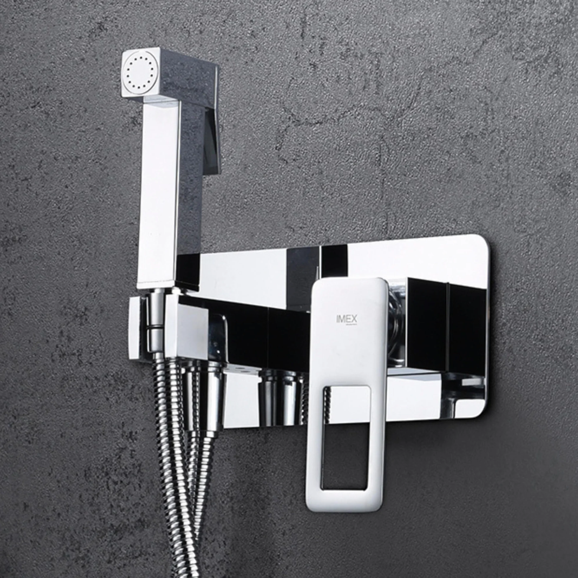 IMEX kran bidetowy, bateria bidetowa, bateria bidetowa, bateria bidetowa z mieszaczem ciepłej i zimnej wody, bateria Bidet, łatwa instalacja, seria szwedzka, kolor chrom