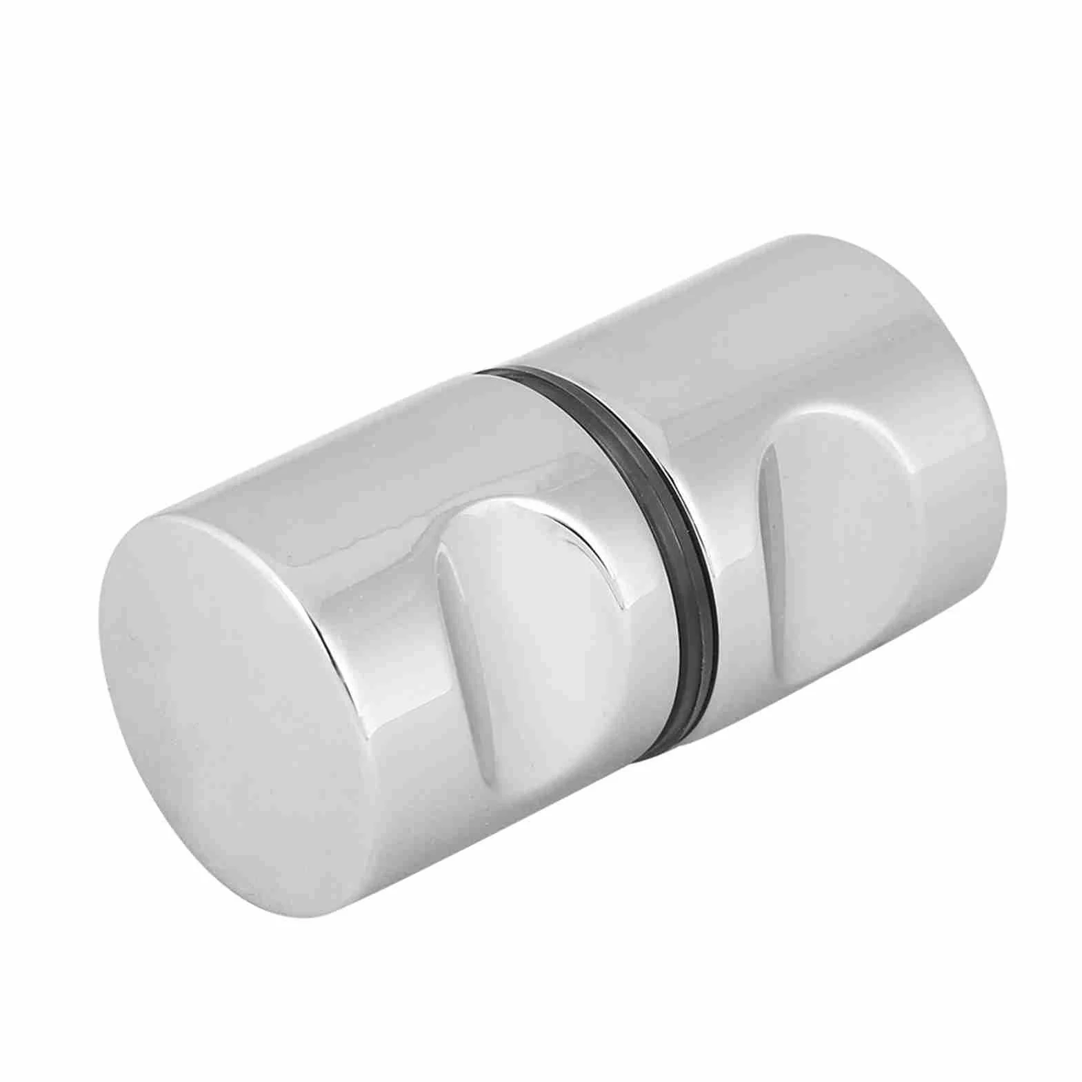 Klamka do drzwi prysznicowych Klamka do drzwi prysznicowych Klamka ze stopu aluminium Chromowany uchwyt do holowania Gałka do łazienki Szklane drzwi prysznicowe (#3)