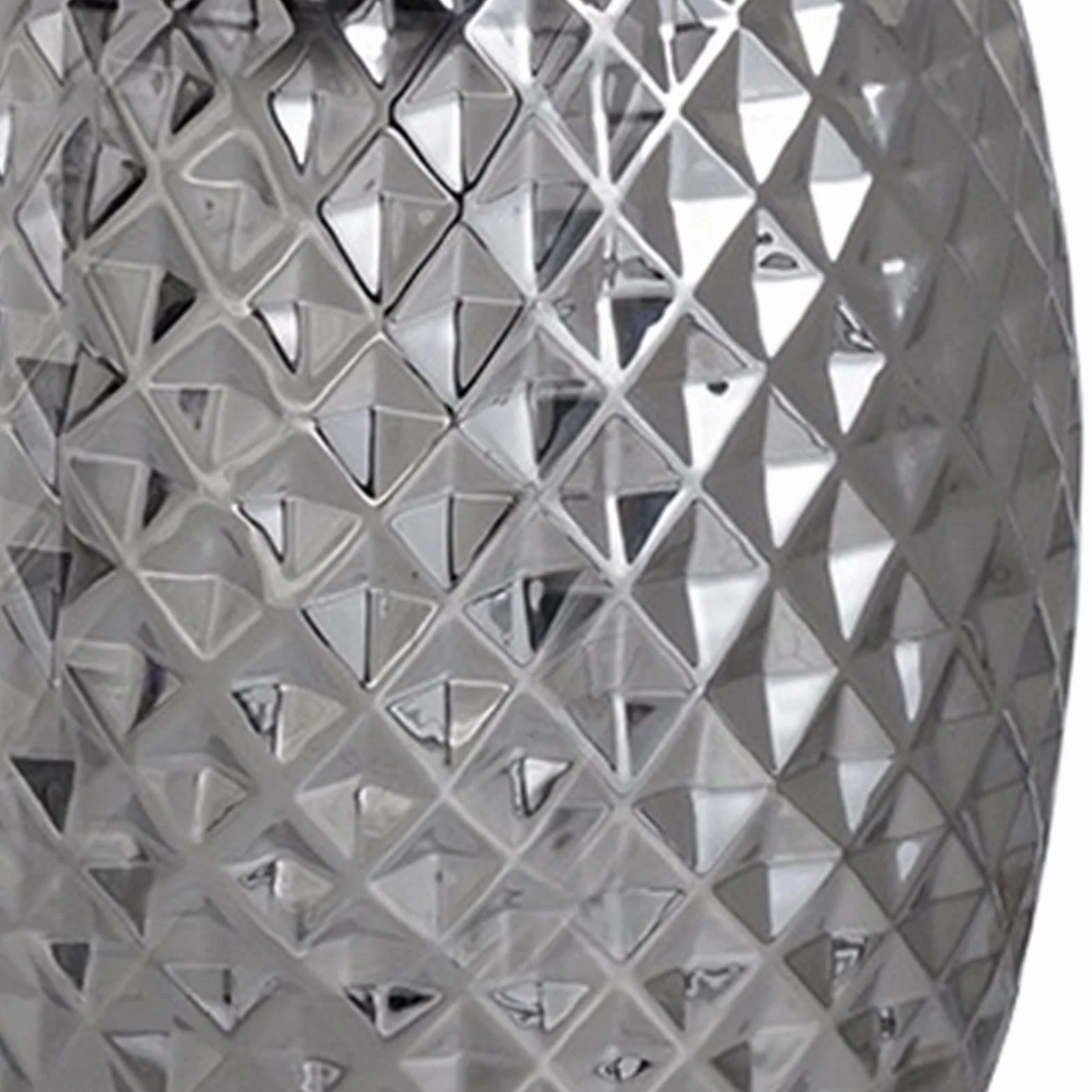 Stołek ogrodowy bębnowy ceramiczny biały