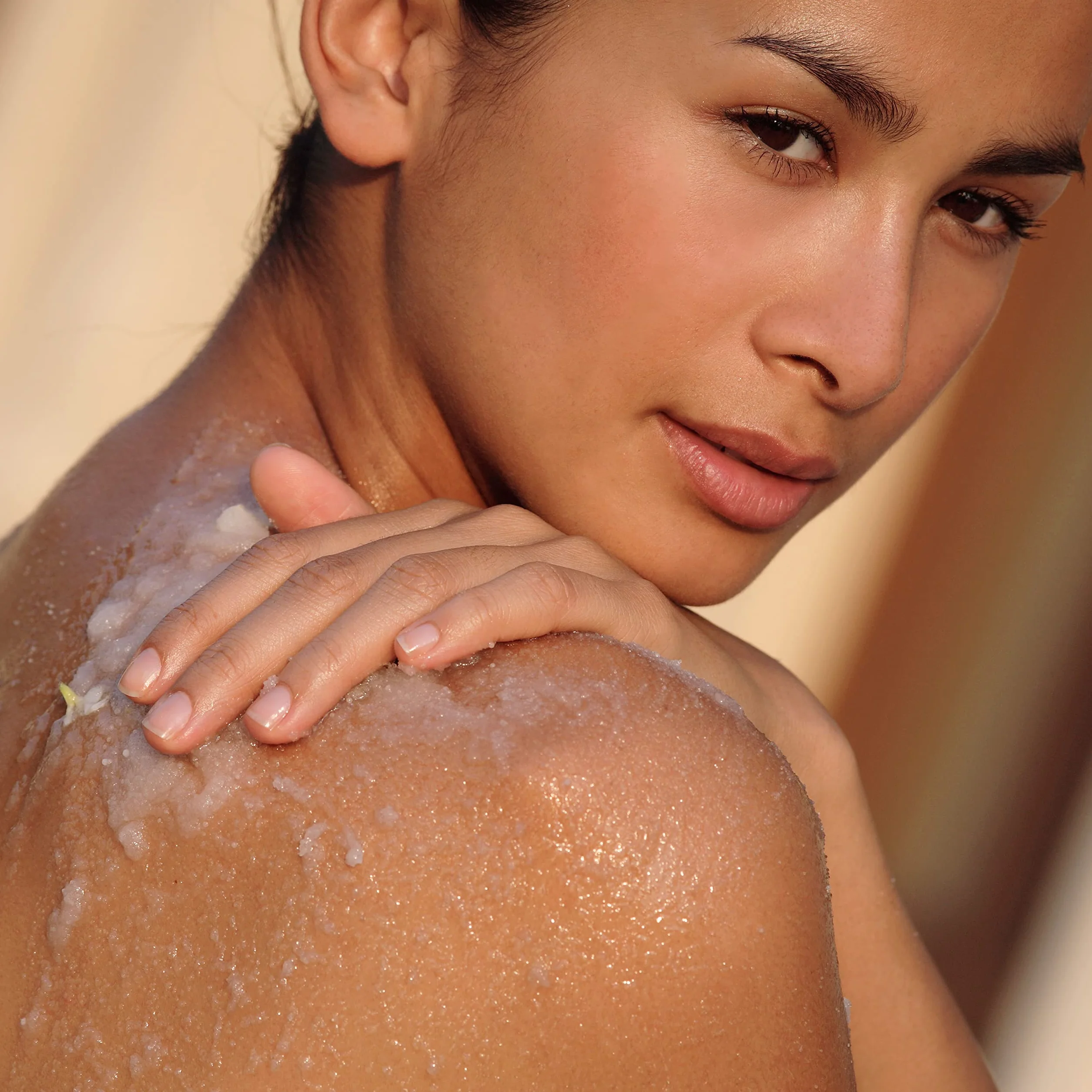 BODHI® Peeling do ciała sól himalajska mandarynka i lawenda / 250 ml, ekologiczny i wegański, 98% naturalny