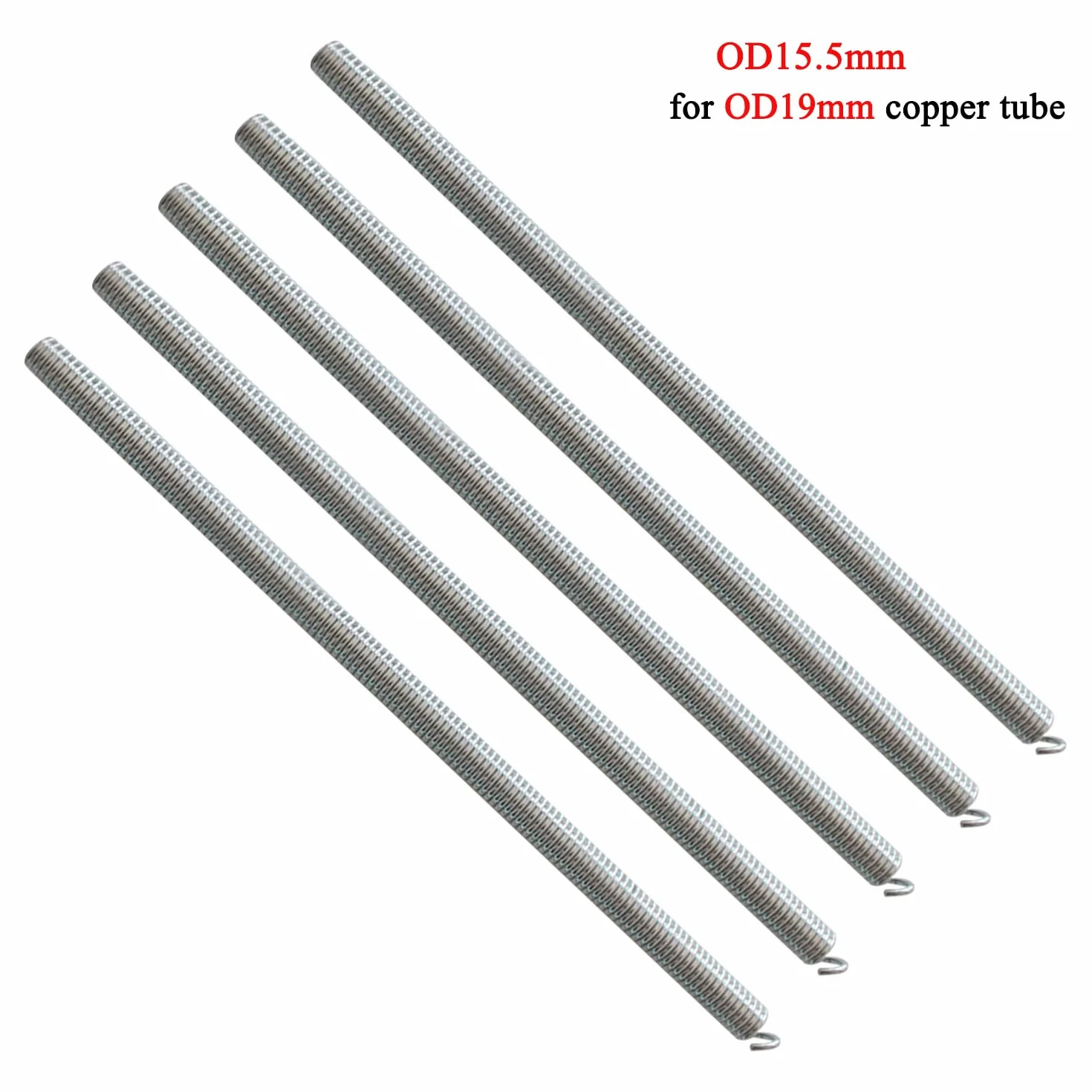 Sprężyna do gięcia rur miedzianych 5pcs 1.1M pex przewodu pcv giętarka narzędzie wewnętrzna zestaw gięcia rur miedzianych pex przewodu przewodu pcv (15.5mm)