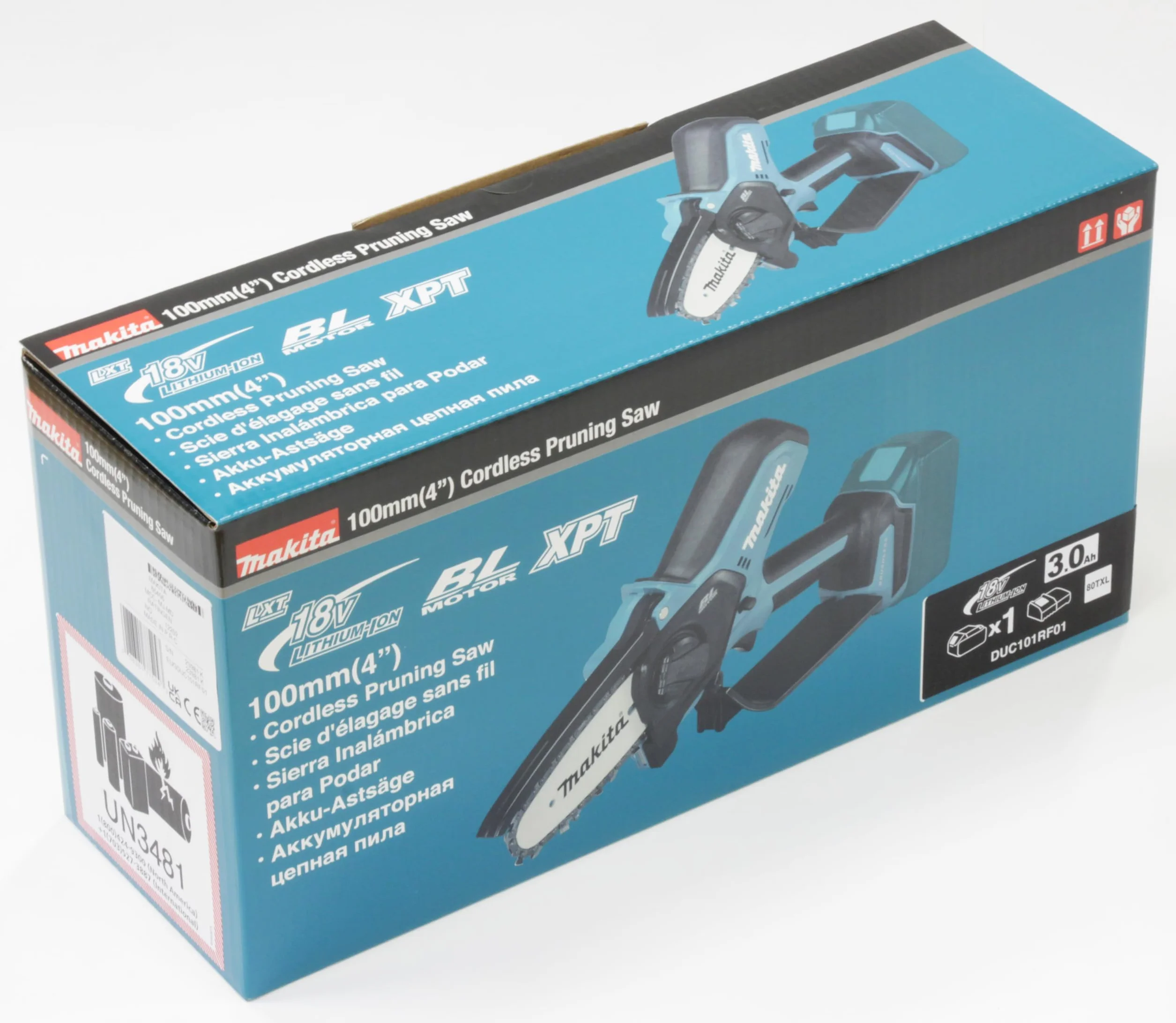 Makita DUC101RF01 akumulatorowa piła do gałęzi 18 V / 3,0 Ah, 1 akumulator + ładowarka