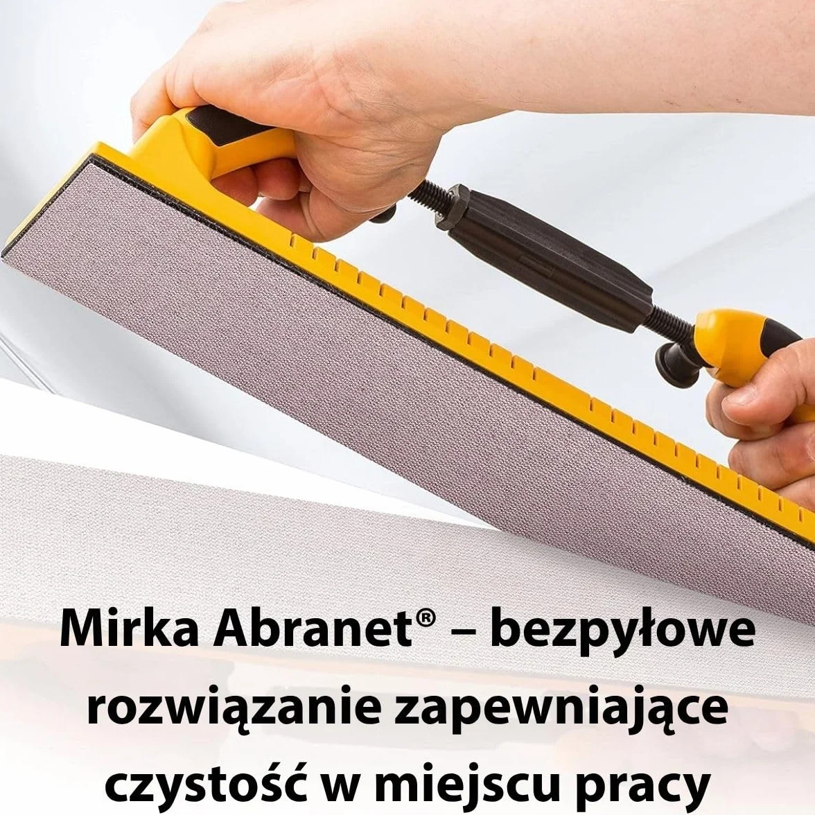 Mirka Abranet papier ścierny 70x420 mm rzep P80 50 szt | Siatka ścierna do drewna szpachli lakieru plastiku 50 szt rzep wysoka wydajność szybkie czyszczenie