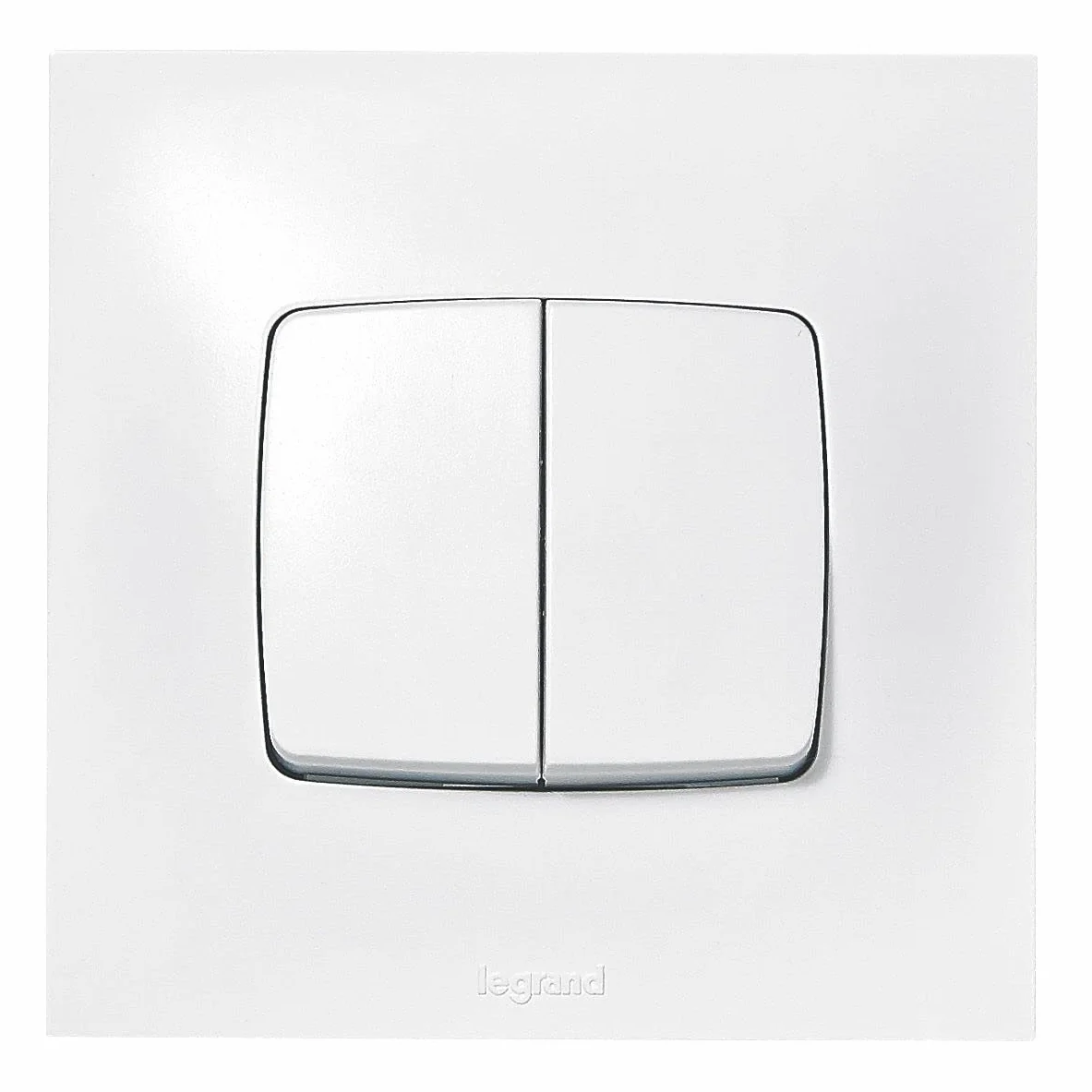 Legrand leg91321 Neptune podwójny przełącznik/przełącznik, 2300 W, 230 V, biały