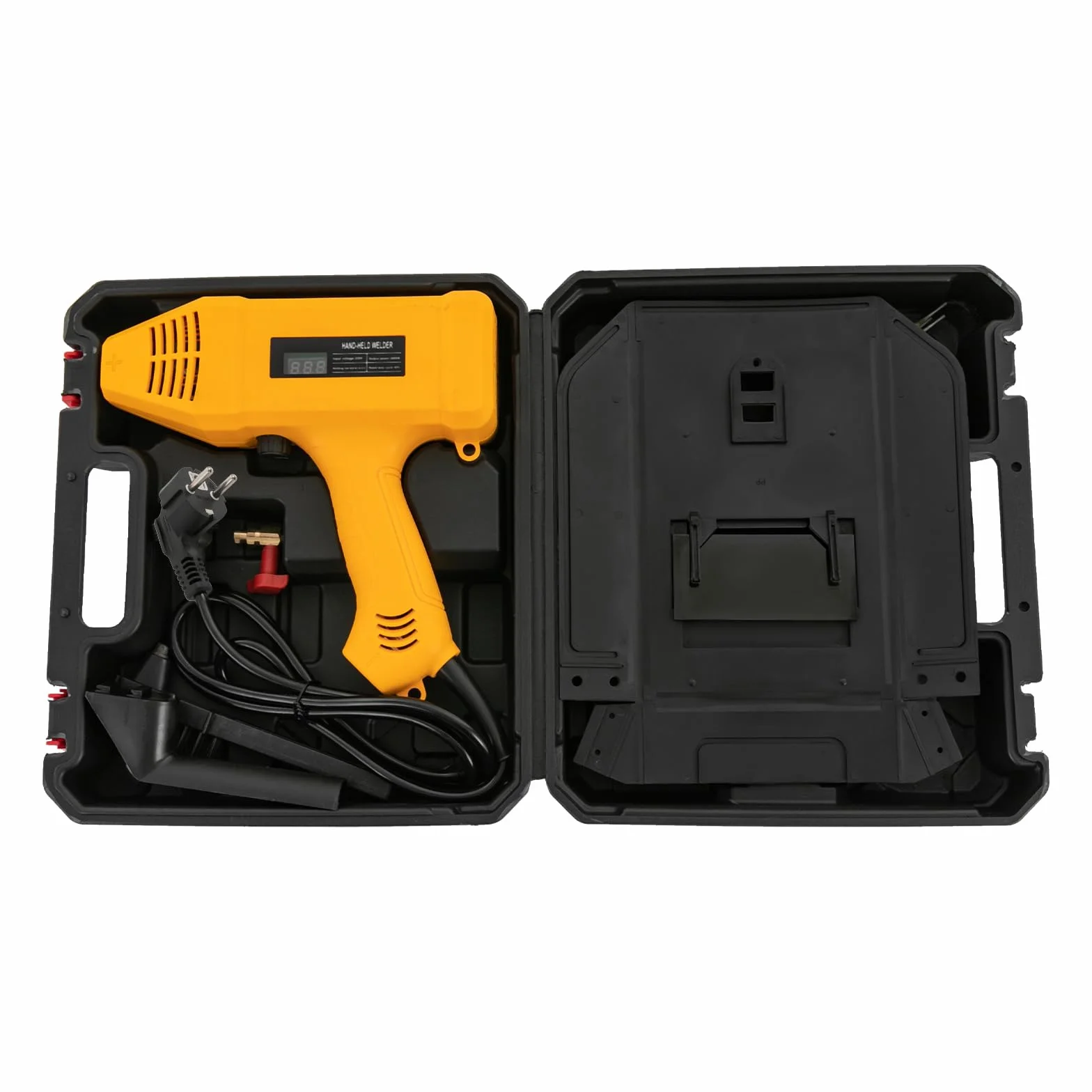 Spawarka ręczna, pistolet spawalniczy 300 W, spawarka do wszechstronnych zastosowań, zestaw drutów elektrycznych, średnica drutu spawalniczego 1,6-3,2 mm (pomarańczowa)
