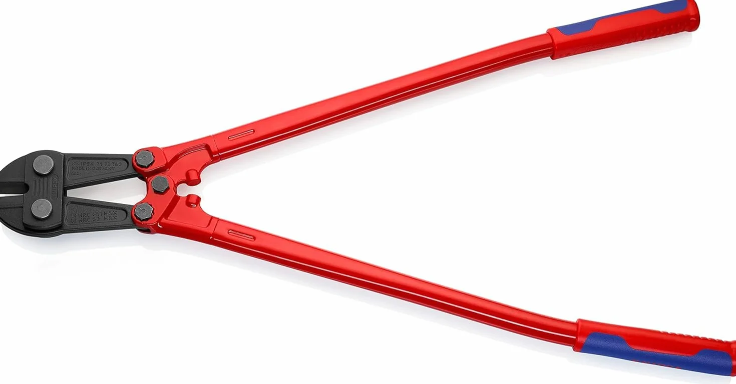 KNIPEX Nożyce dźwigniowe do prętów z osłonkami wielokomponentowymi 760 mm, 71 72 760