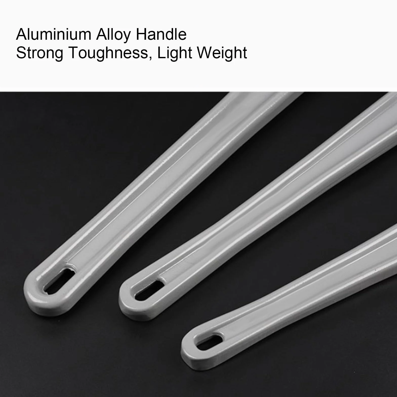 Aluminiowy Klucz do Rur Odgięty, Regulowany Rozstaw Szczęk, Wytrzymały Uchwyt Klucz Hydrauliczny Narzędzie dla Hydraulików ze Szczękami ze Stali Kutej Matrycowo dla Monterów Rur