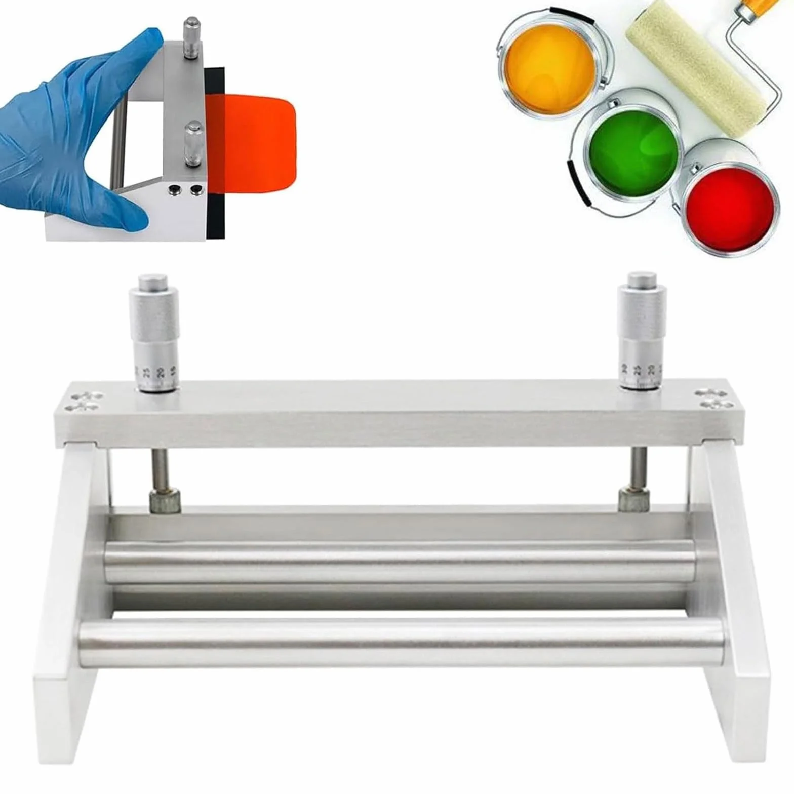 Lab Regulowany aplikator folii, 0-3500μm Precision Doctor Blade, urządzenie do przygotowania folii na mokro do powlekania, 50-300 mm Szerokość, magnetyczna podstawa ssąca do laboratorium