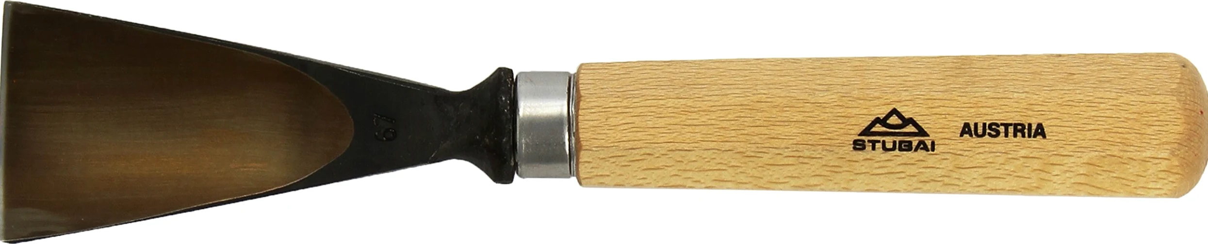 Stubai 526750 typ 67 dłuto do rzeźbienia w drewnie z drewnianym uchwytem, złoty/beżowy, 50 mm