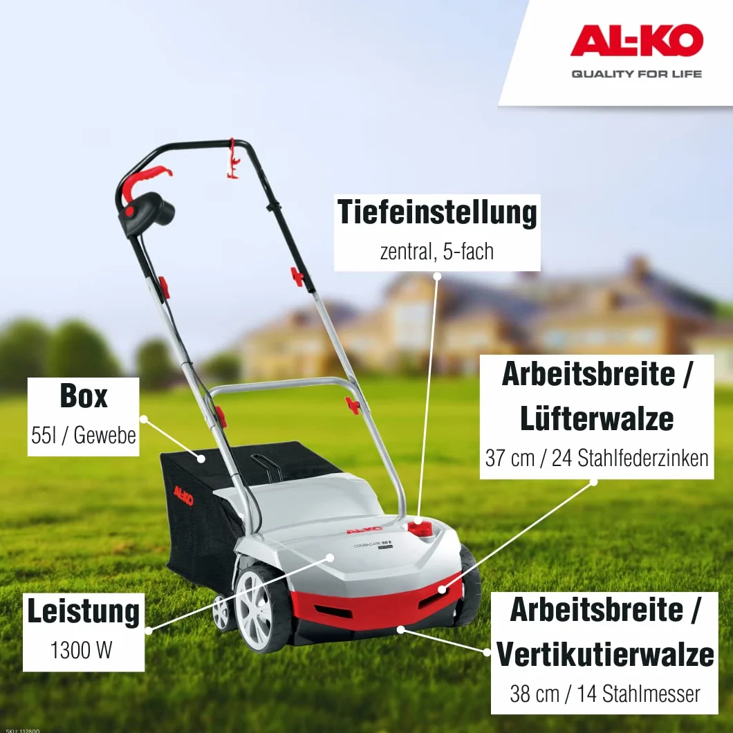Al-Ko Wertykulator, 58 x 48 x 35 cm, 14.28 kg