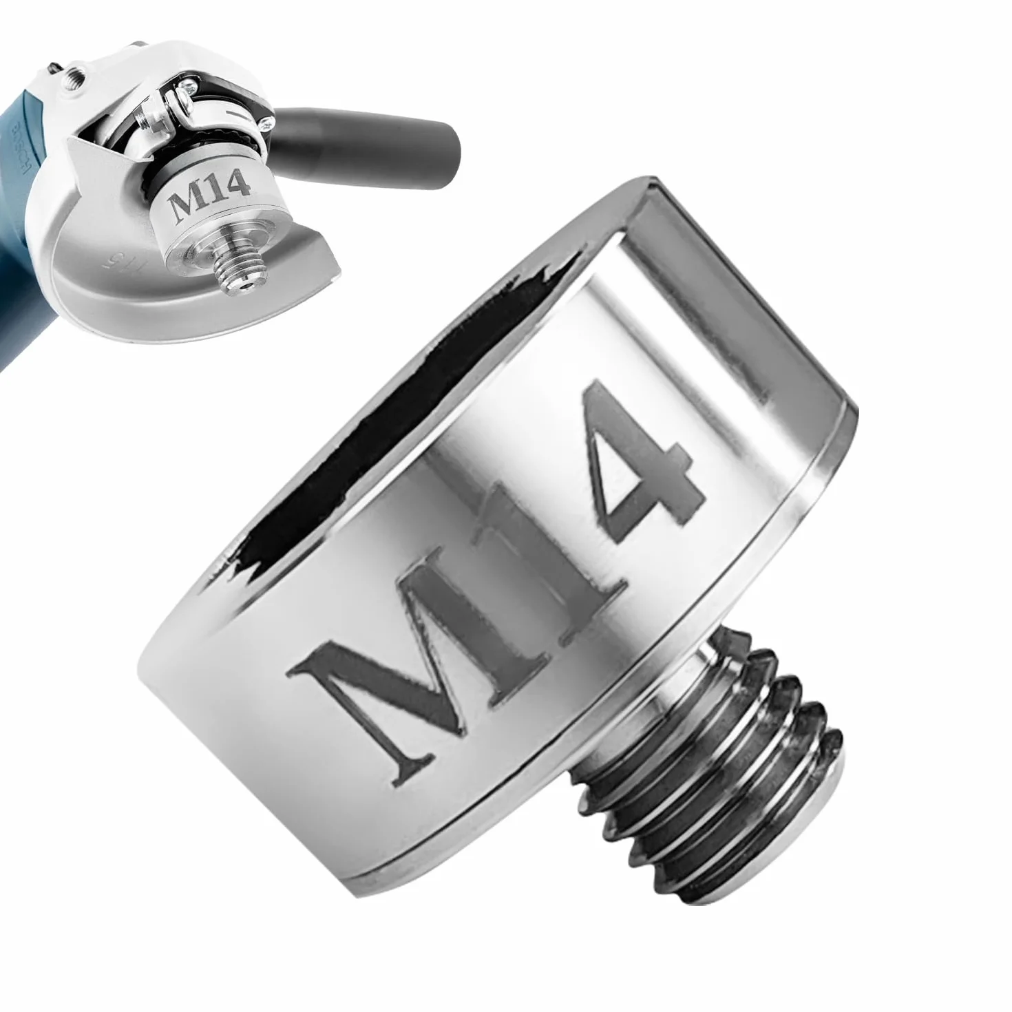 Adapter X-LOCK M14 X-lock-adapter ze stali nierdzewnej do szlifierki kątowej, ostrzy tnących, wierteł diamentowych