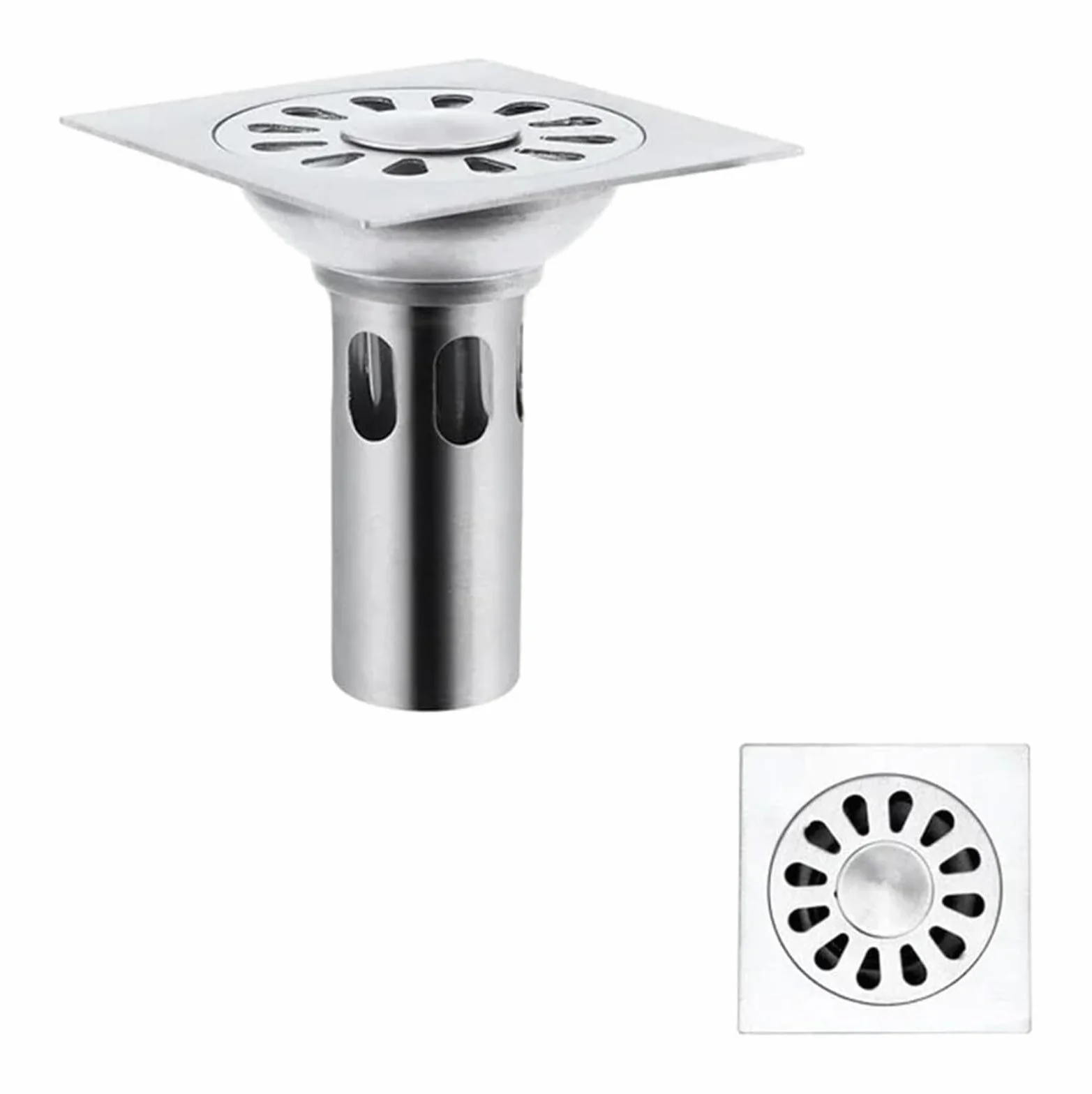 Okrągły odpływ podłogowy ze stali nierdzewnej 304 2 szt(2CM-4)