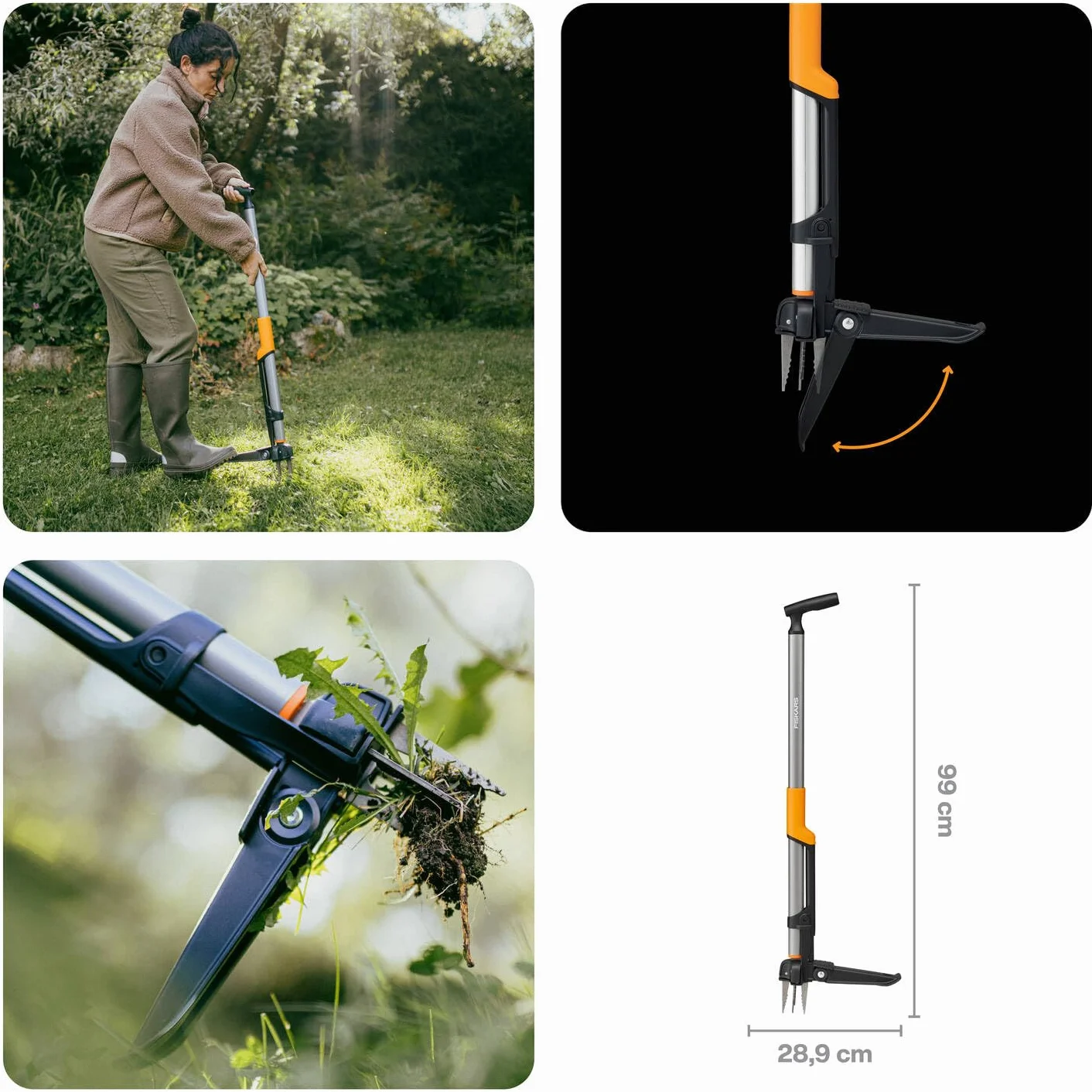 Fiskars Ergonomic Weed Puller Ecom
