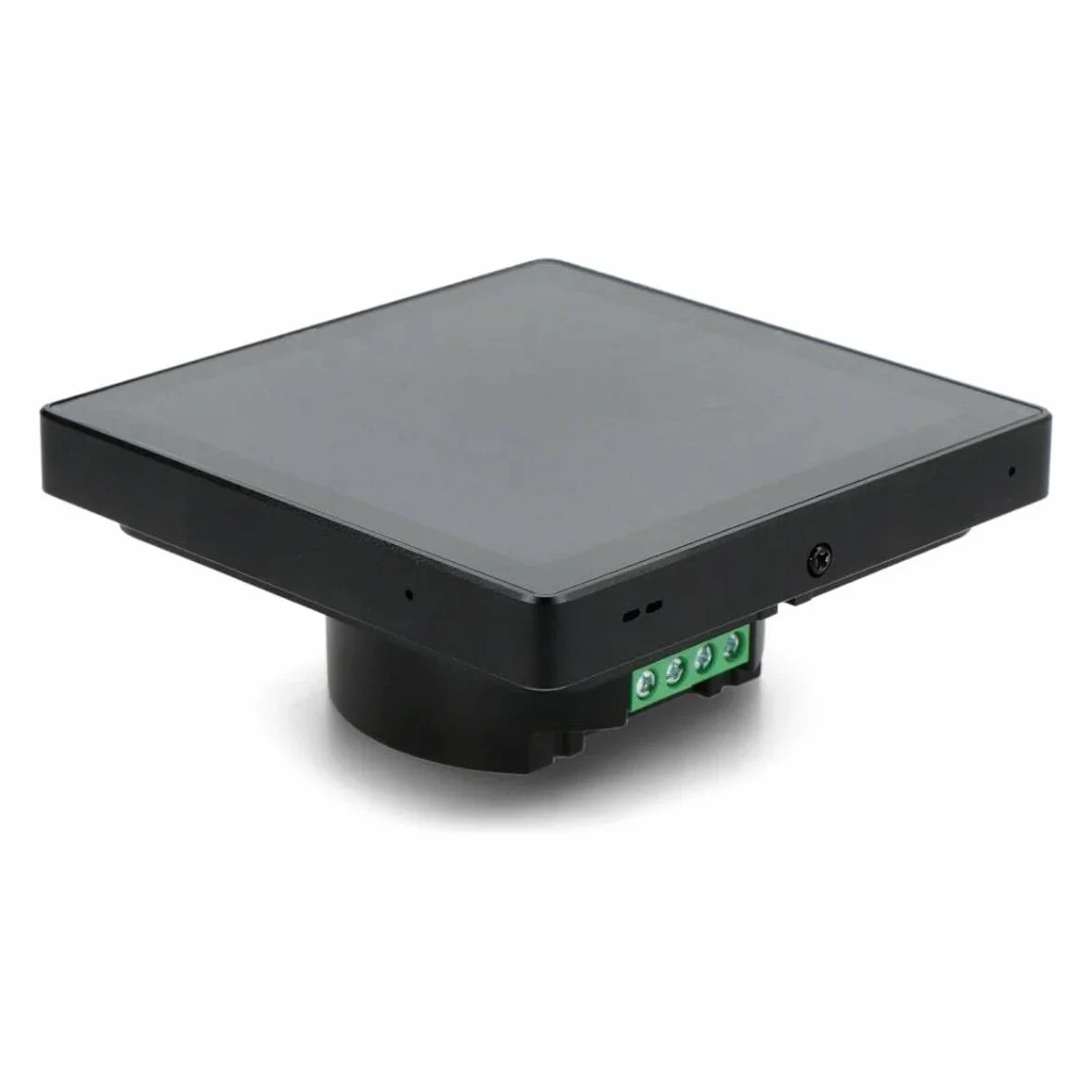 Shelly Wall Display Czarny + BLU H&T Czarny (Bundle) – Inteligentny dom, panel sterowania, czujnik temperatury i wilgotności Bluetooth, klasa IP54, darmowa historia danych, brak potrzeby hub