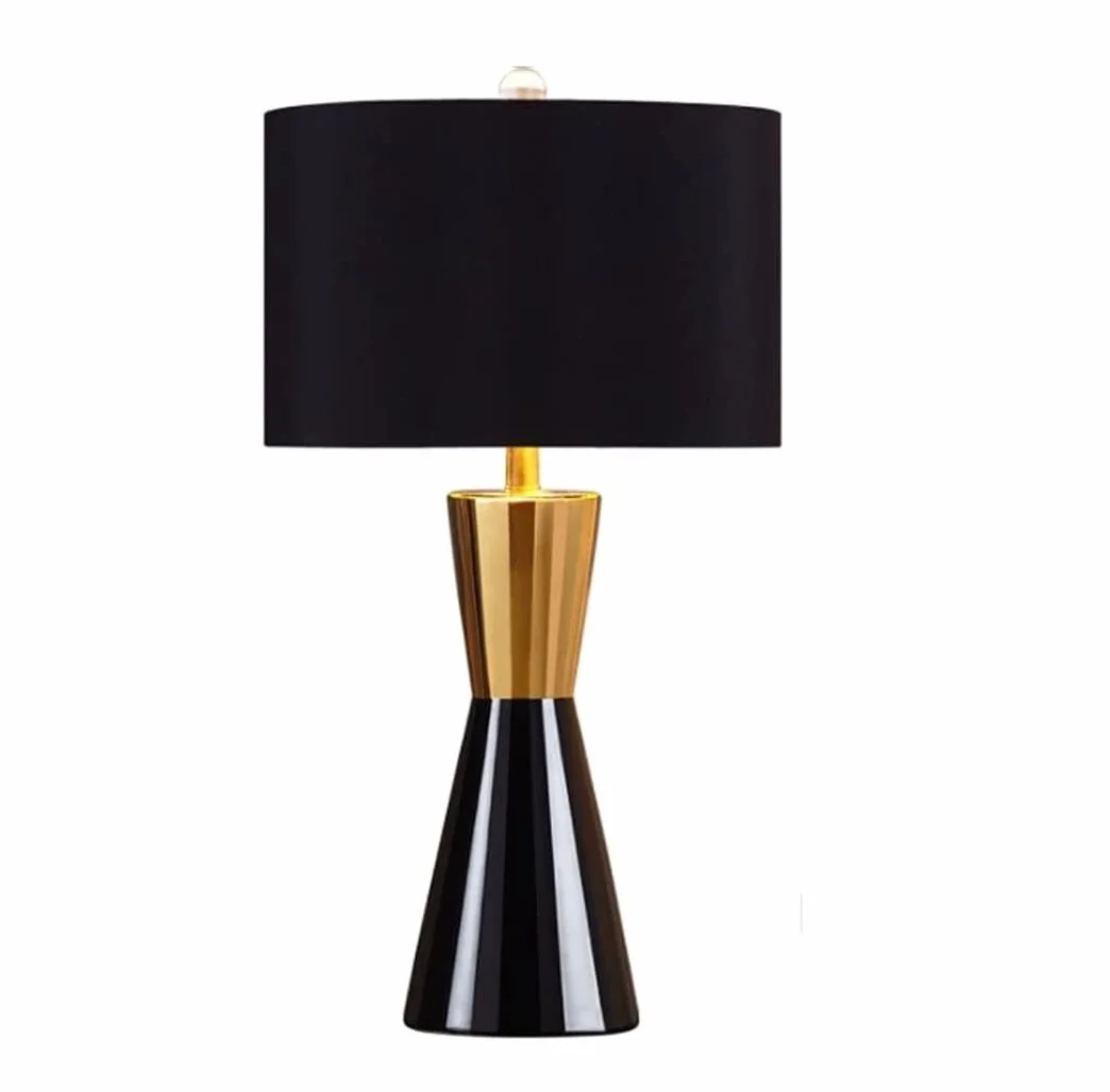 XANAYXWJ Lampka nocna Retro Bar Pulpit Lampka nocna Restauracja Kawa Wystrój biurkowa Lampy stołowe Do salonu Kolor beżowy Rozmiar: Ściemniacz