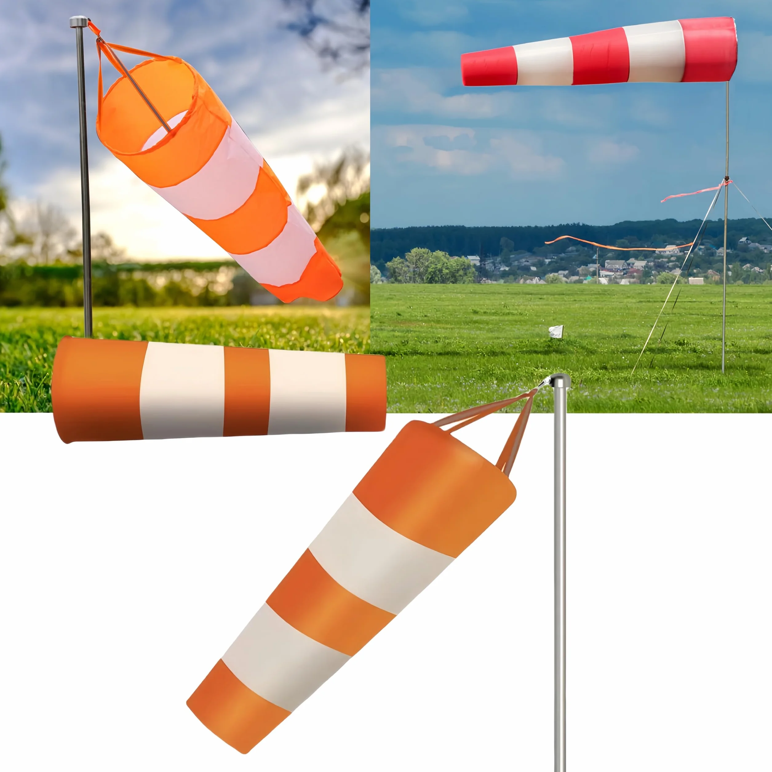 Wodoodporna torba na flagę wiatrowskaz odblaskowa na zewnątrz