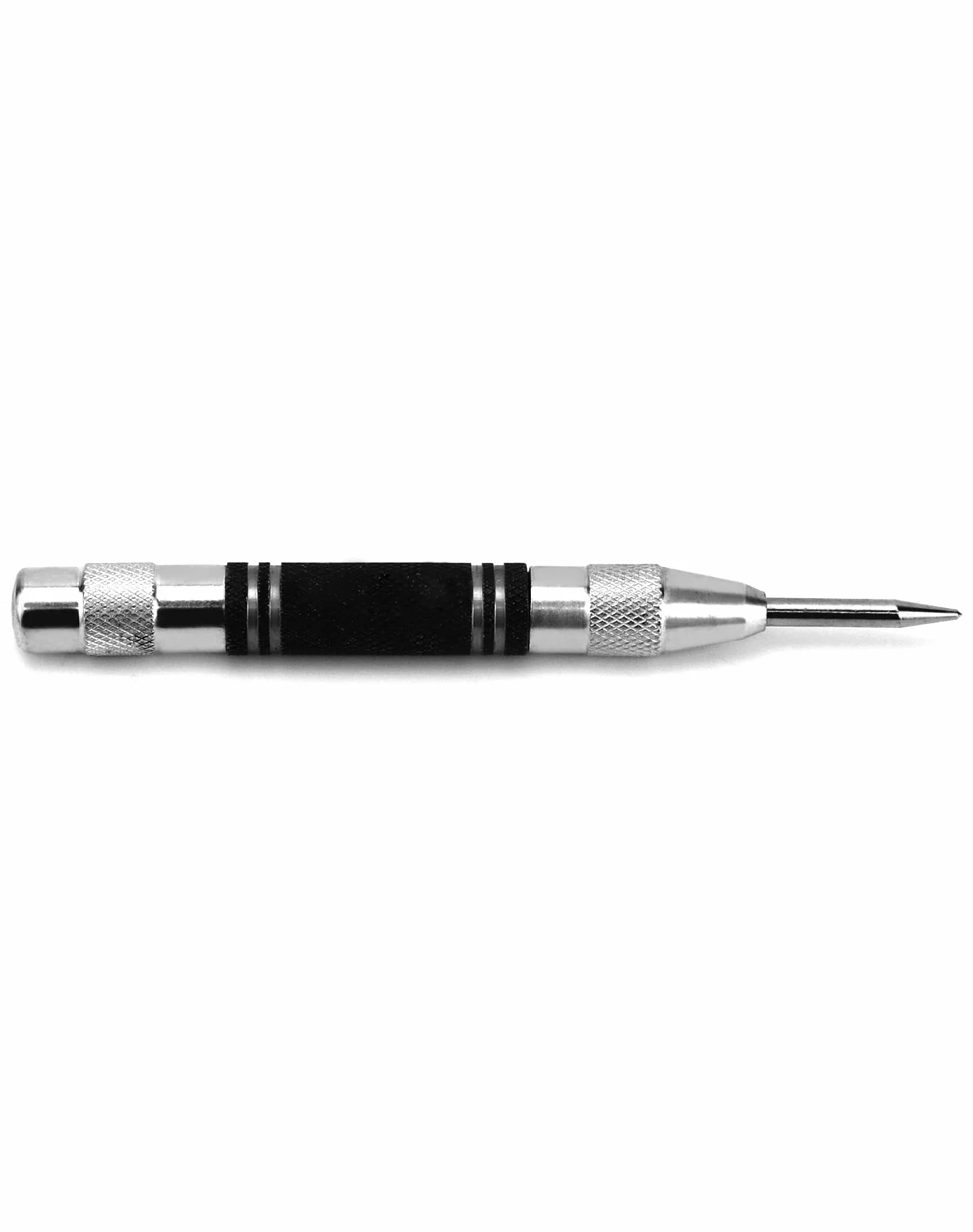 QWORK 2-częściowy punktak automatyczny, punktak sprężynowy, do metalu, drewna, szkła, blachy stalowej, 128 mm