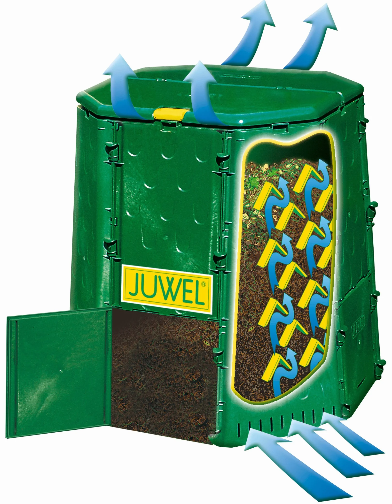 Juwel Pojemnik na kompost Thermo Aeroquick 890 XXL 900 l aktywny system napowietrzania