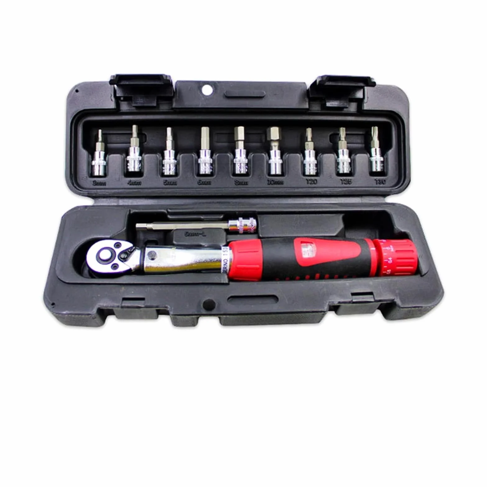 Klucz dynamometryczny, 1/4" Dr 2-24. NM Rower Ręczne Klucze Dykowanie Ustaw Klucz do naprawy Rowerów Zestaw Ratchet Mechaniczny Spanner Torur(11pcs)