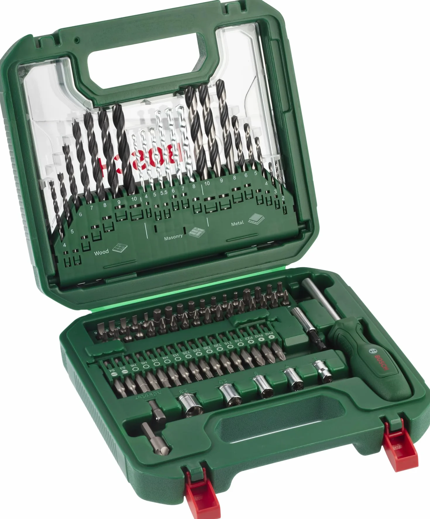Bosch Basic Set, 79 + 1 pcs (do Miękkie drewno, Drewno konstrukcyjne, 264 x 248 mm, Akcesoria Wyrzynarka) - Amazon Edition