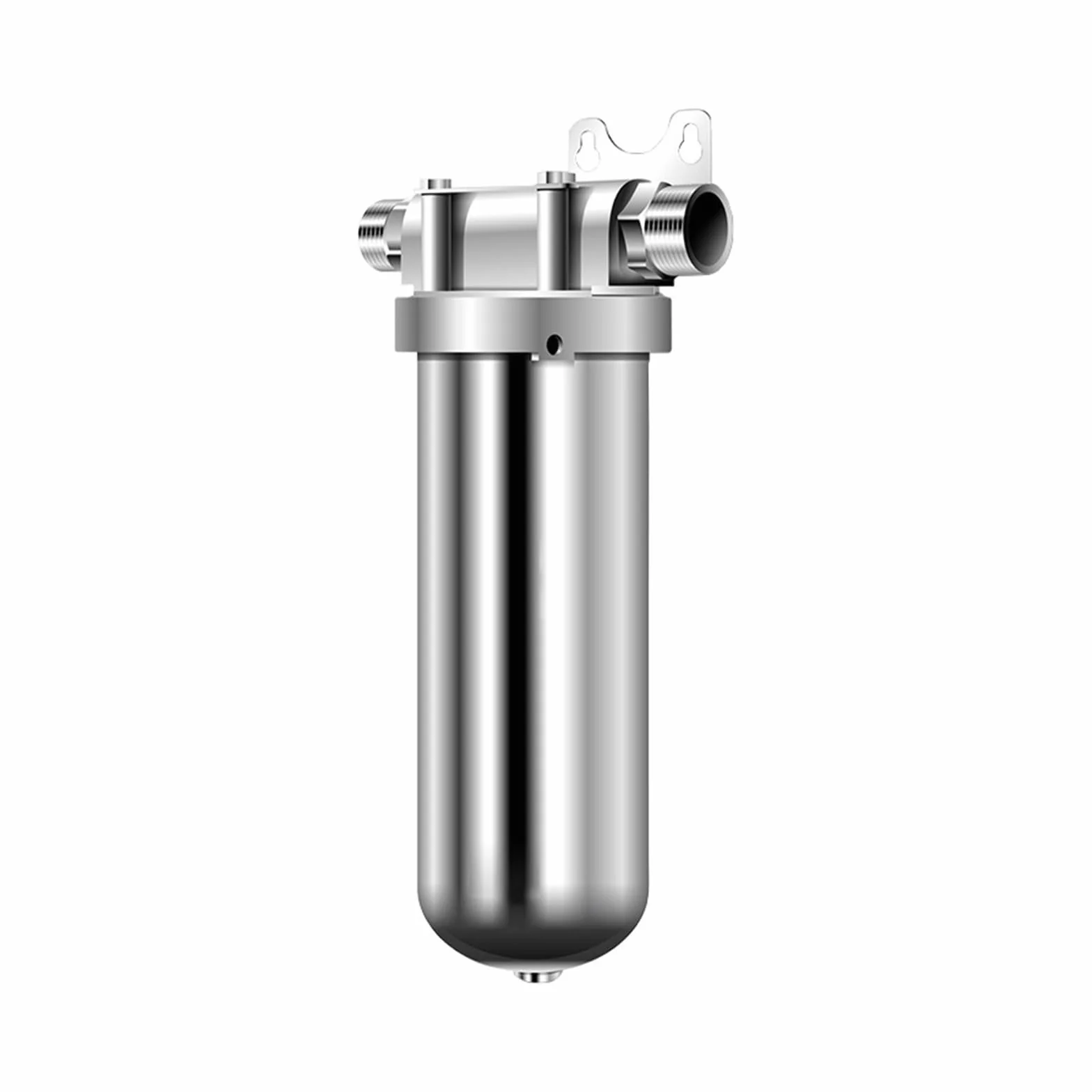 Filtr wstępny woda ze studni domowej oczyszczacz wody w całym domu, filtr do płukania zwrotnego ze stali nierdzewnej 304 o wysokim przepływie(10000ML 4 points)