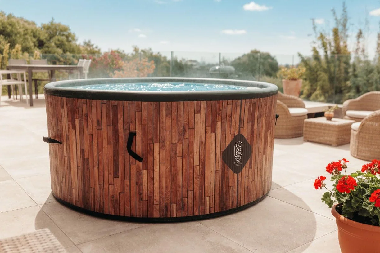 COCO SPA Exotik nadmuchiwana średnica 150 cm 800 l silnik 2240 W 140 dysz masażu