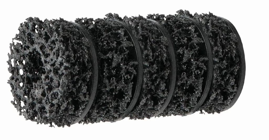 KS Tools 100.4085 Zestaw zapasowych tarcz czyszczących do szlifierek do piast kół, mały, Ø 40mm, 5-szt