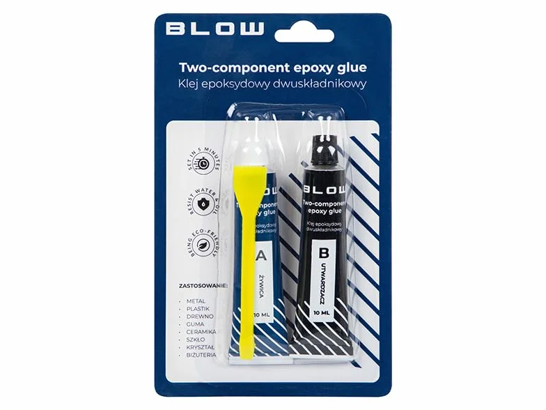 BLOW DWUSKŁADNIKOWY KLEJ EPOKSYDOWY MOCNY JAK STAL UNIWERSALNY ŻYWICA UTWARDZACZ