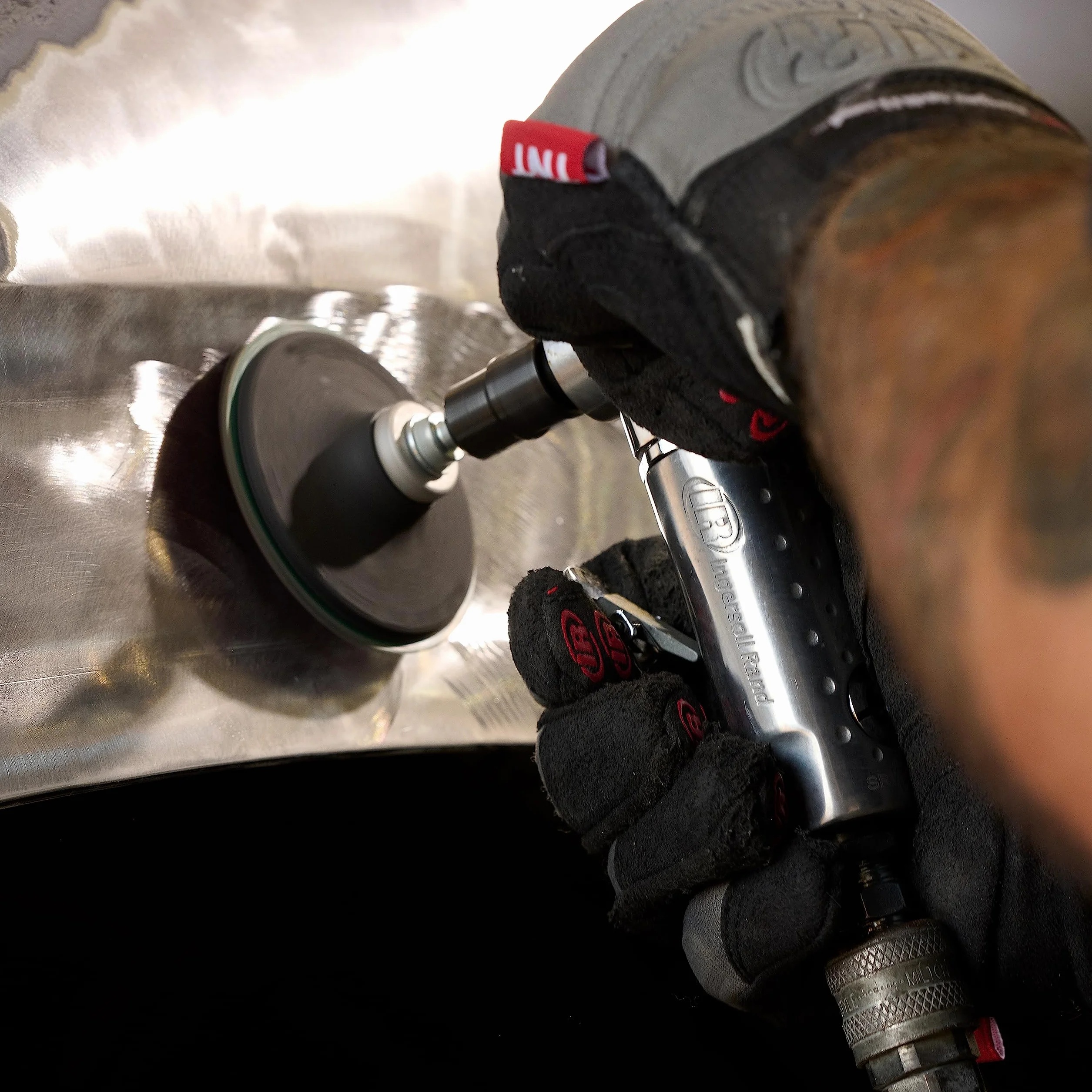 Ingersoll Rand Szlifierka kątowa pneumatyczna 301B-M, 6 mm, 21 000 obr./min, konstrukcja z łożyskami kulkowymi, obudowa, lekka, 1 jednostka, kąt, aluminium, wartość