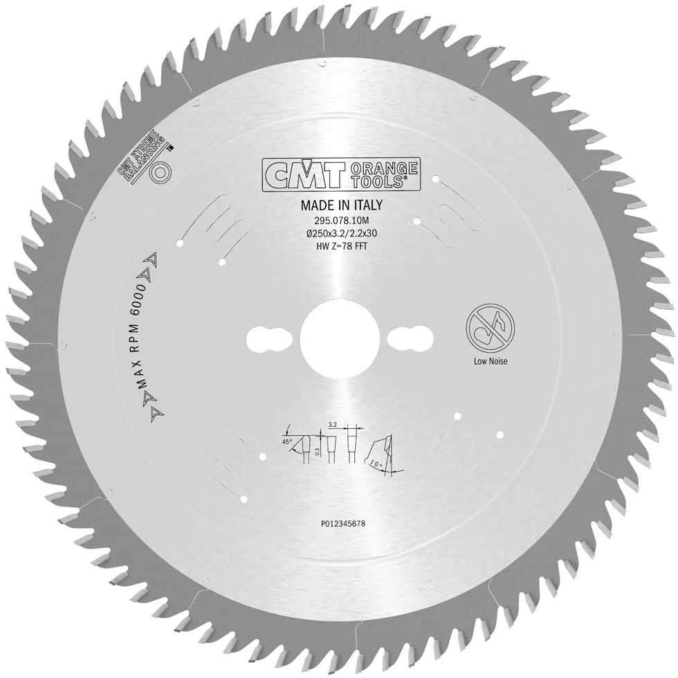 CMT ORANGE TOOLS 295.078.10M Tools, Czarny
