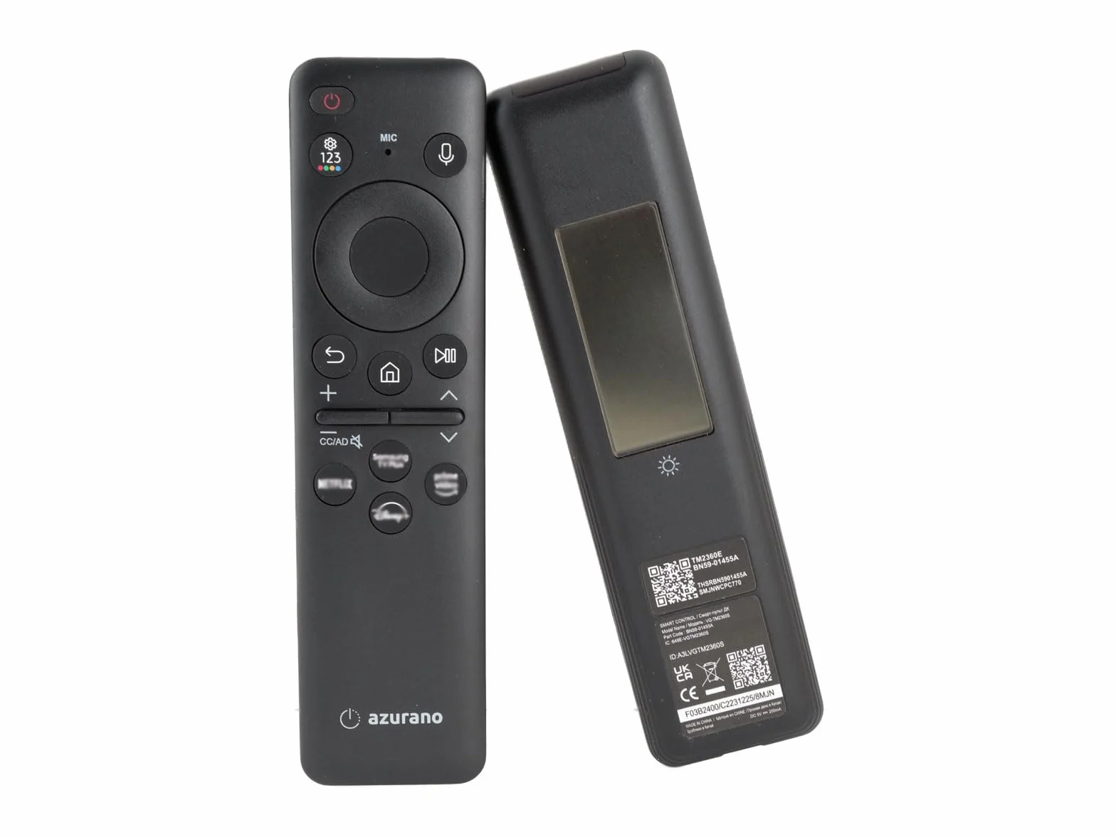 Pilot azurano SOLAR/USB-C do SAMSUNG BN59-01455E, BN59-01455A, BN59-01455C, BN59-01432A, BN59-01432D, BN59-01439A, TM2360E - z funkcją VOICE/głosową