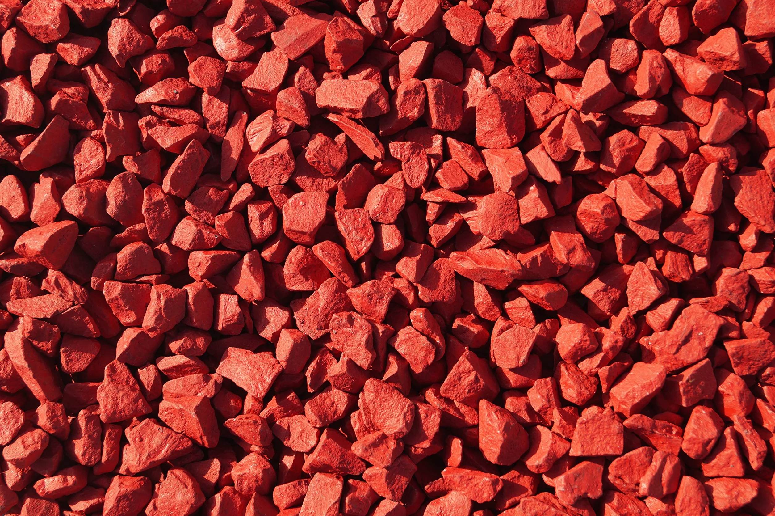 RockinColourTM Chilli czerwony dekoracyjny kamień do ogrodu 14-15 kg