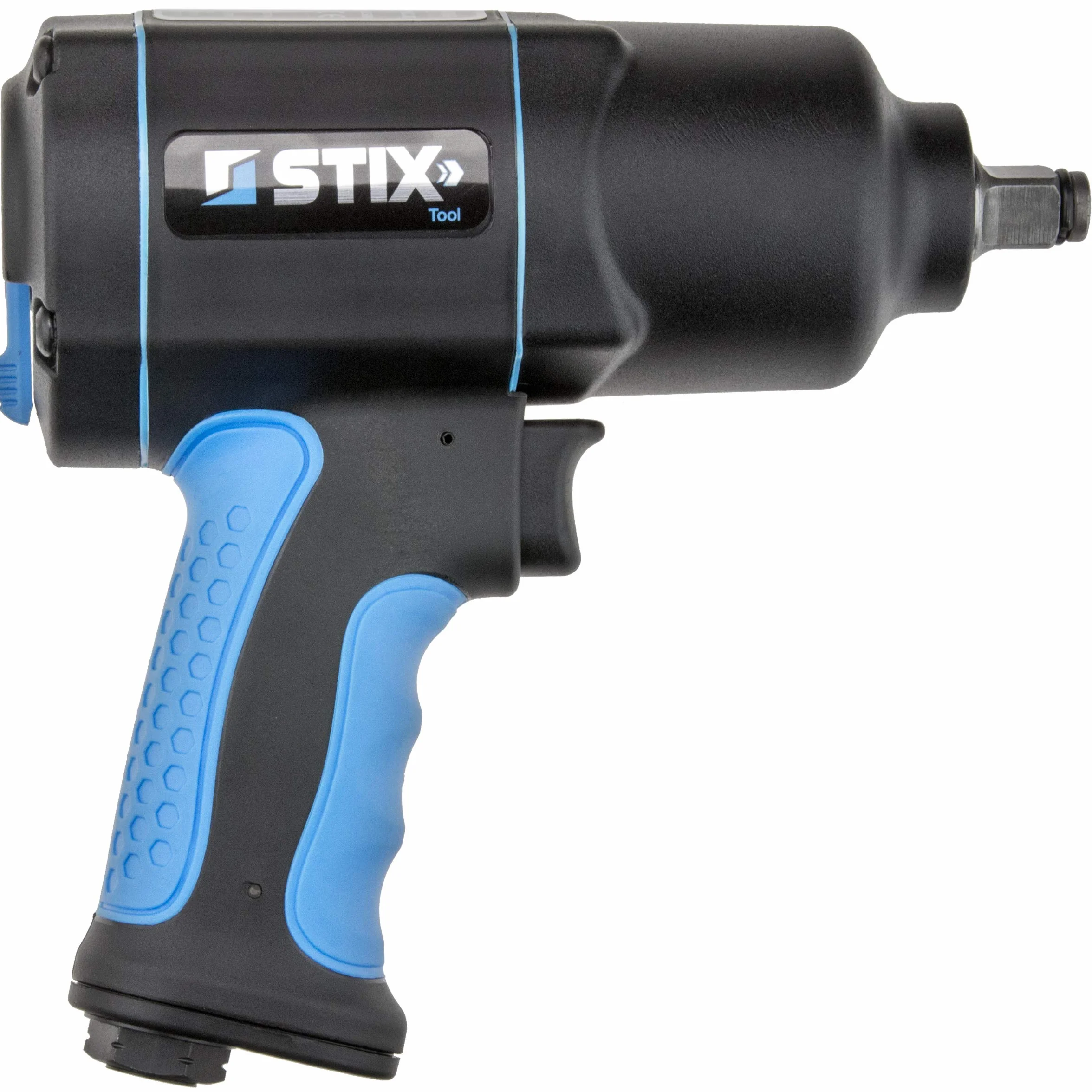 Stix STT-17 pneumatyczna wkrętarka udarowa 1700 Nm 1/2" 3 klucze nasadowe 19-21 mm – wysokiej jakości zestaw do wymiany opon z mocnym śrubokrętem udarowym i nasadkami CR-MO (CR-MO 17/19/21 mm)