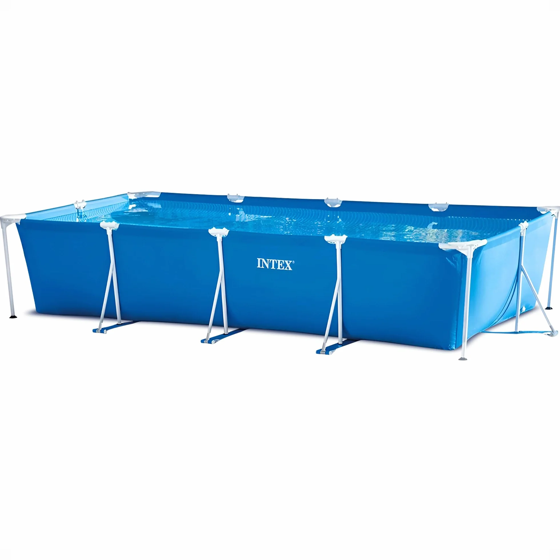 INTEX 28273NP Rectangular basen rozkładany, niebieski, 450 x 220 x 84 cm