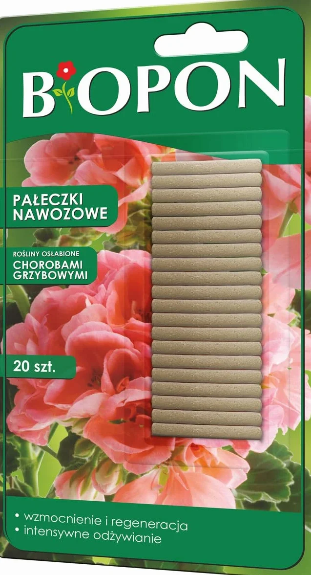 BIOPON Pałeczki do roślin osłabionych chorobami 20