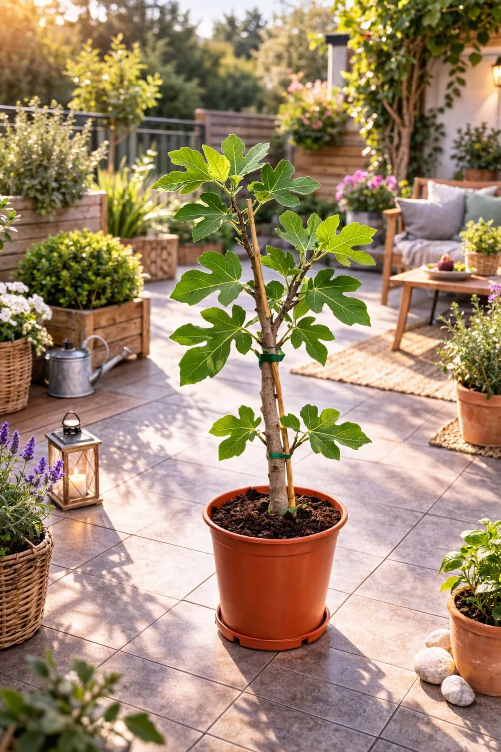 Figa mrozoodporna Ficus carica Turkey 70-100 cm drzewko figowe brązowe