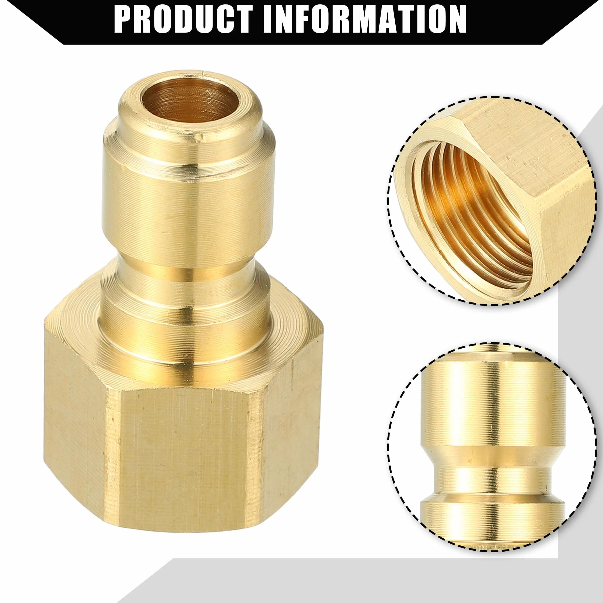Adapter do myjki ciśnieniowej M18 x 1,5 mosiężny uniwersalny 1 szt.