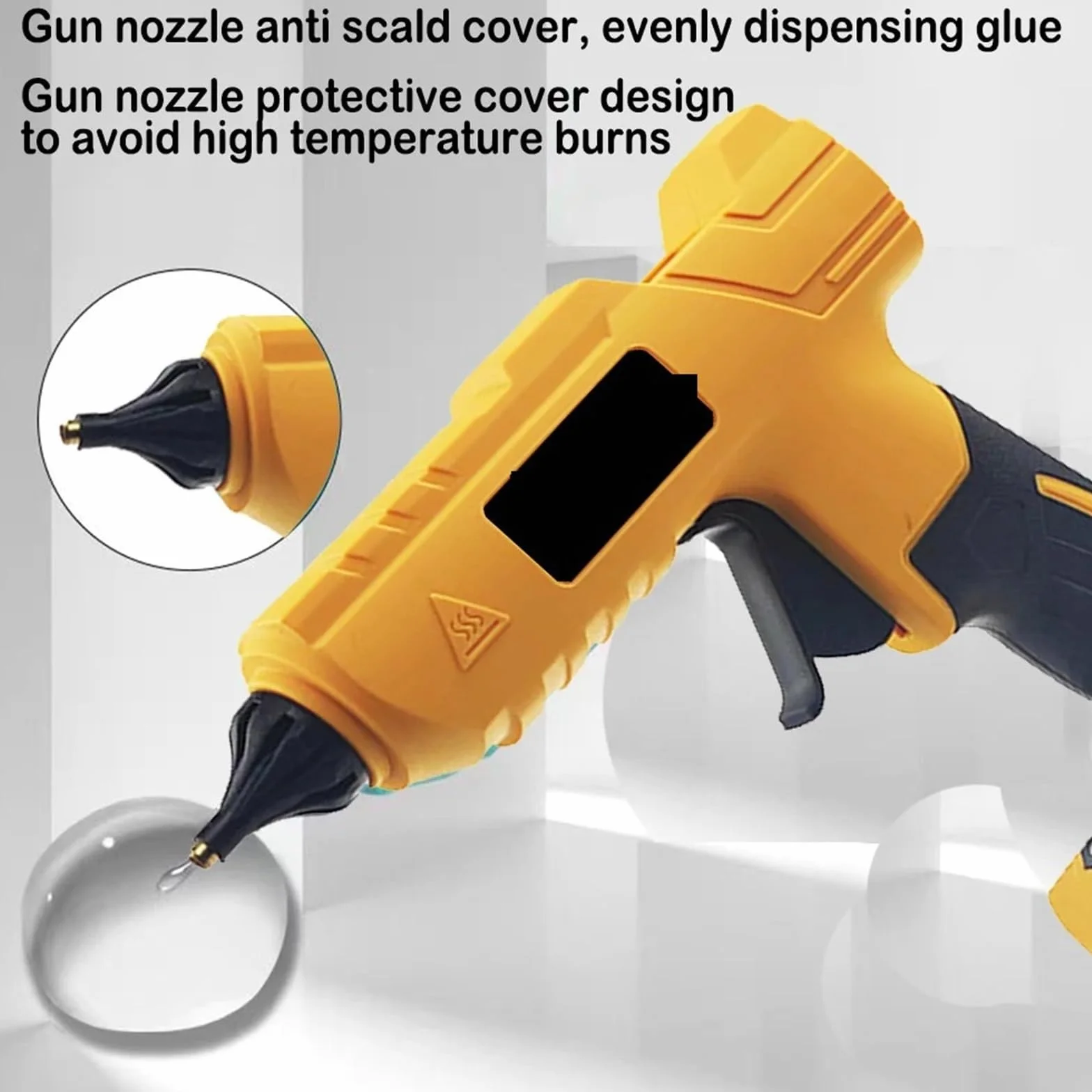 Pistolet do klejenia na gorąco, Elektryczne Pistolet Do Kleju Na Gorąco Baterii Bezbłędny 11 Mm Spawanie Powietrza