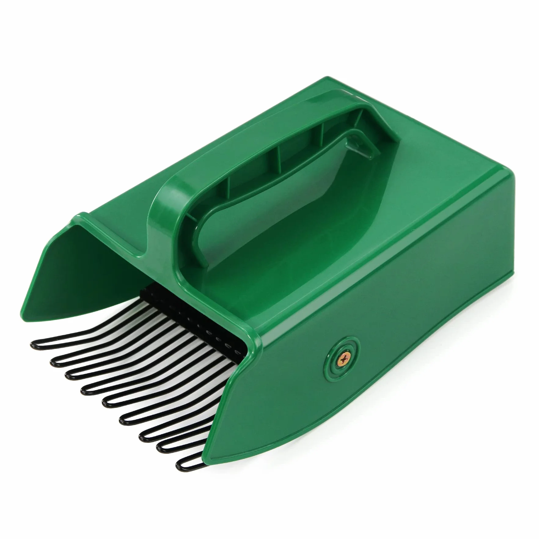 GUGULUZA Grzebień do zbierania jagód plastikowa łopatka 24 x 14 cm zielona