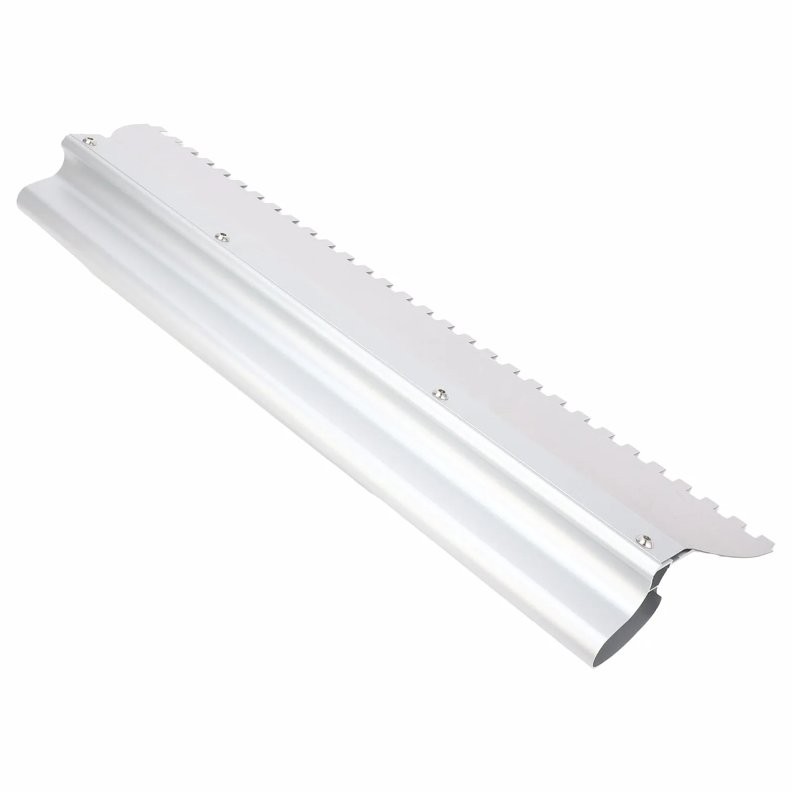 Ostrze ze stali nierdzewnej i rama ze stopu aluminium - Kielnia z kwadratowym ząbkowaniem do nakładania kleju do płytek, długość 16 cali i 400 mm z kwadratowymi wycięciami 2/5 x (24 cale)