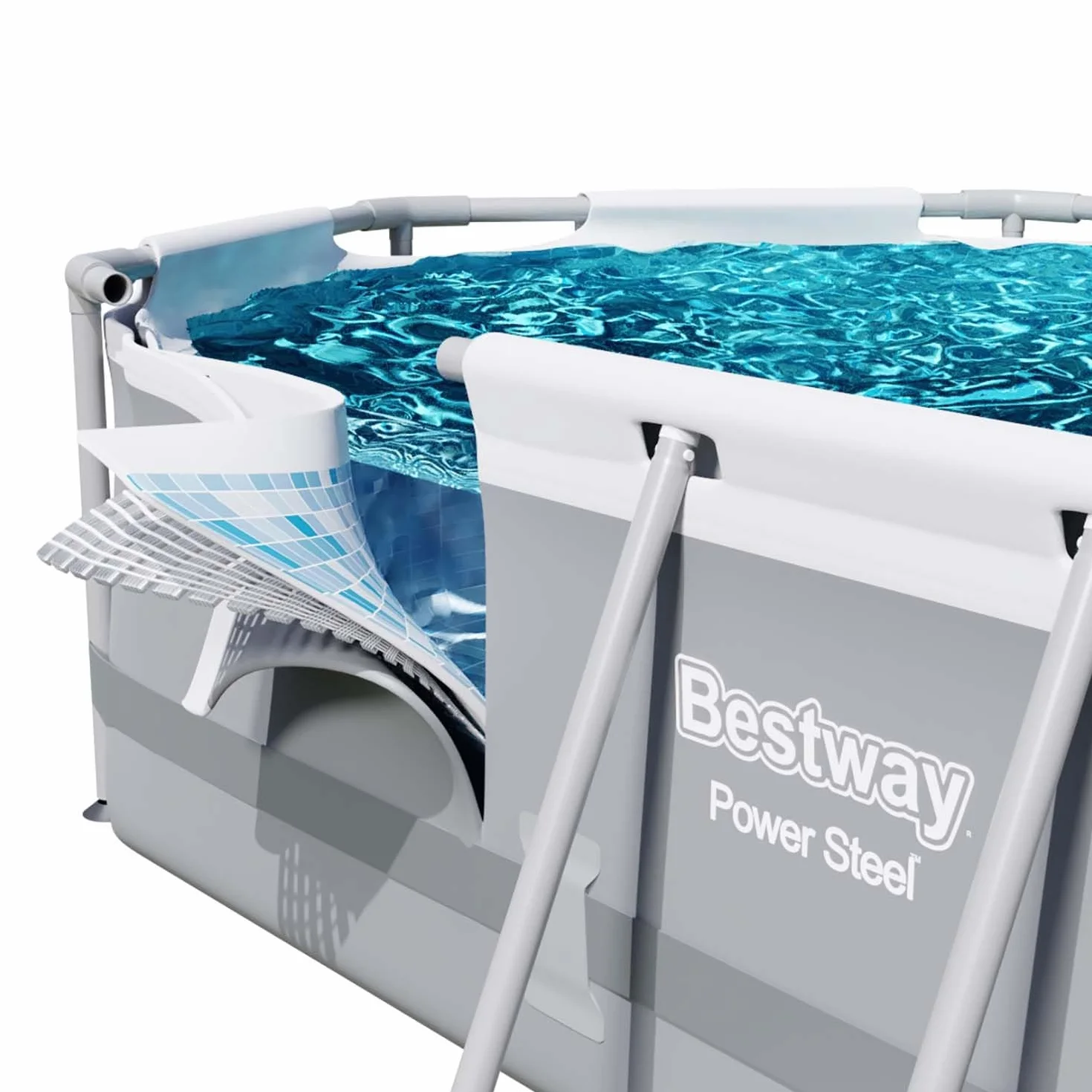Bestway Power Steel 10' x 6'7" x 33" Oval Pool Set