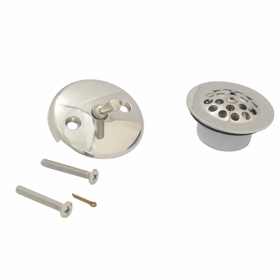 Kingston Brass DTL5305A6 zestaw odpływowy do wanny z kratką Trimscape, polerowany nikiel
