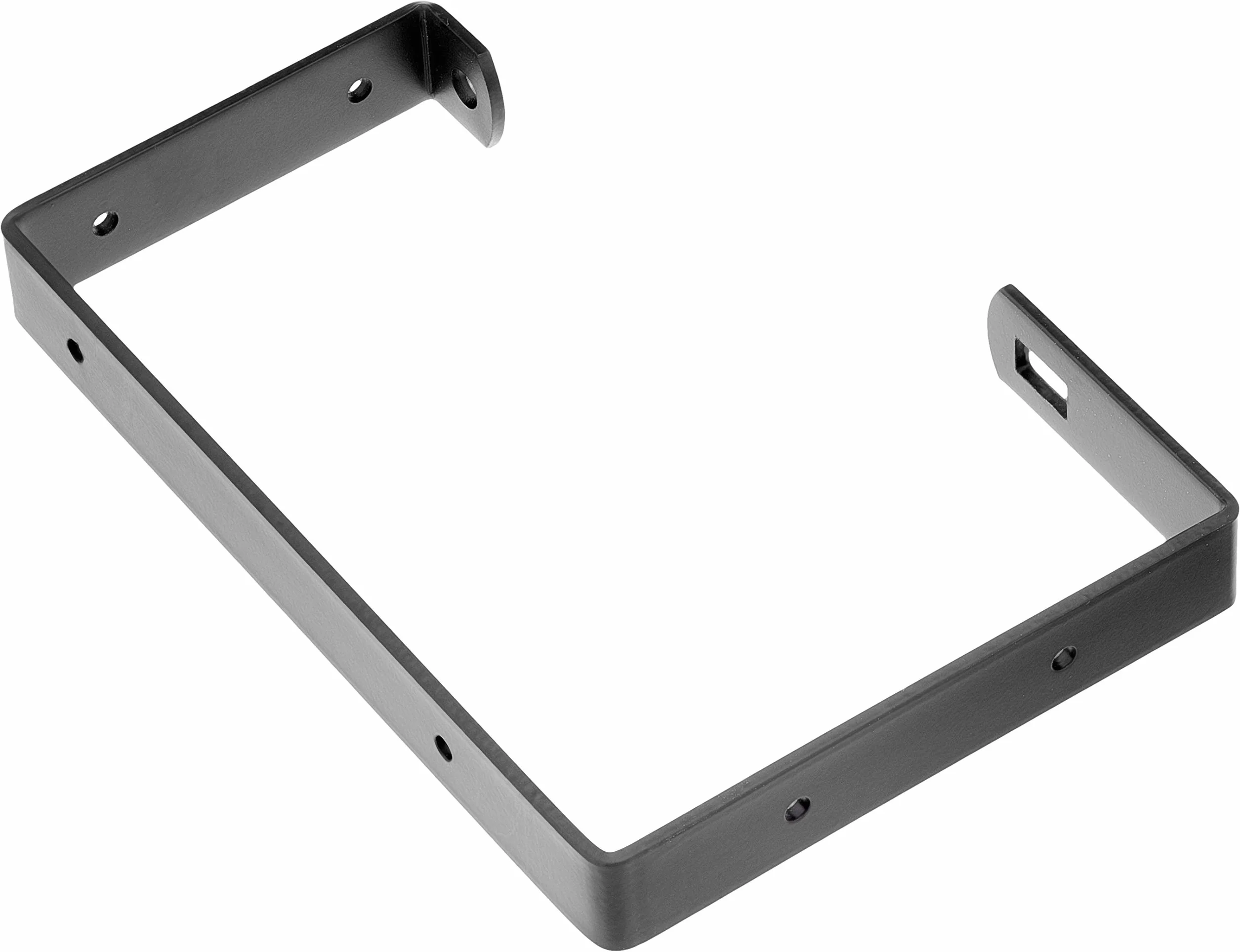 Keypak ST0555B 2-pak uniwersalnych zamykanych wsporników drabinkowych, bezpieczne przechowywanie, czarne, 170 x 235 x 30 mm