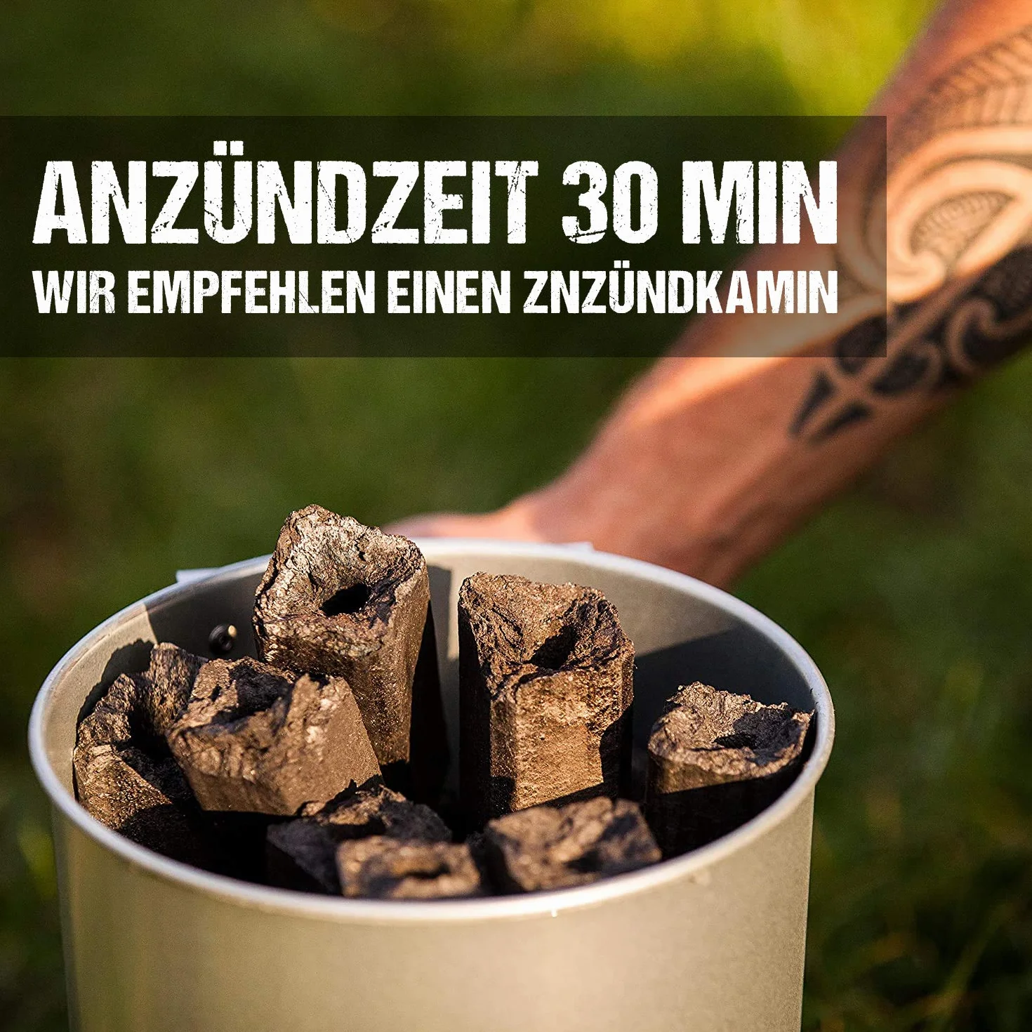 McBrikett BAMBUKO Premium węgiel do grilla 8 kg ekologiczny węgiel bambusowy