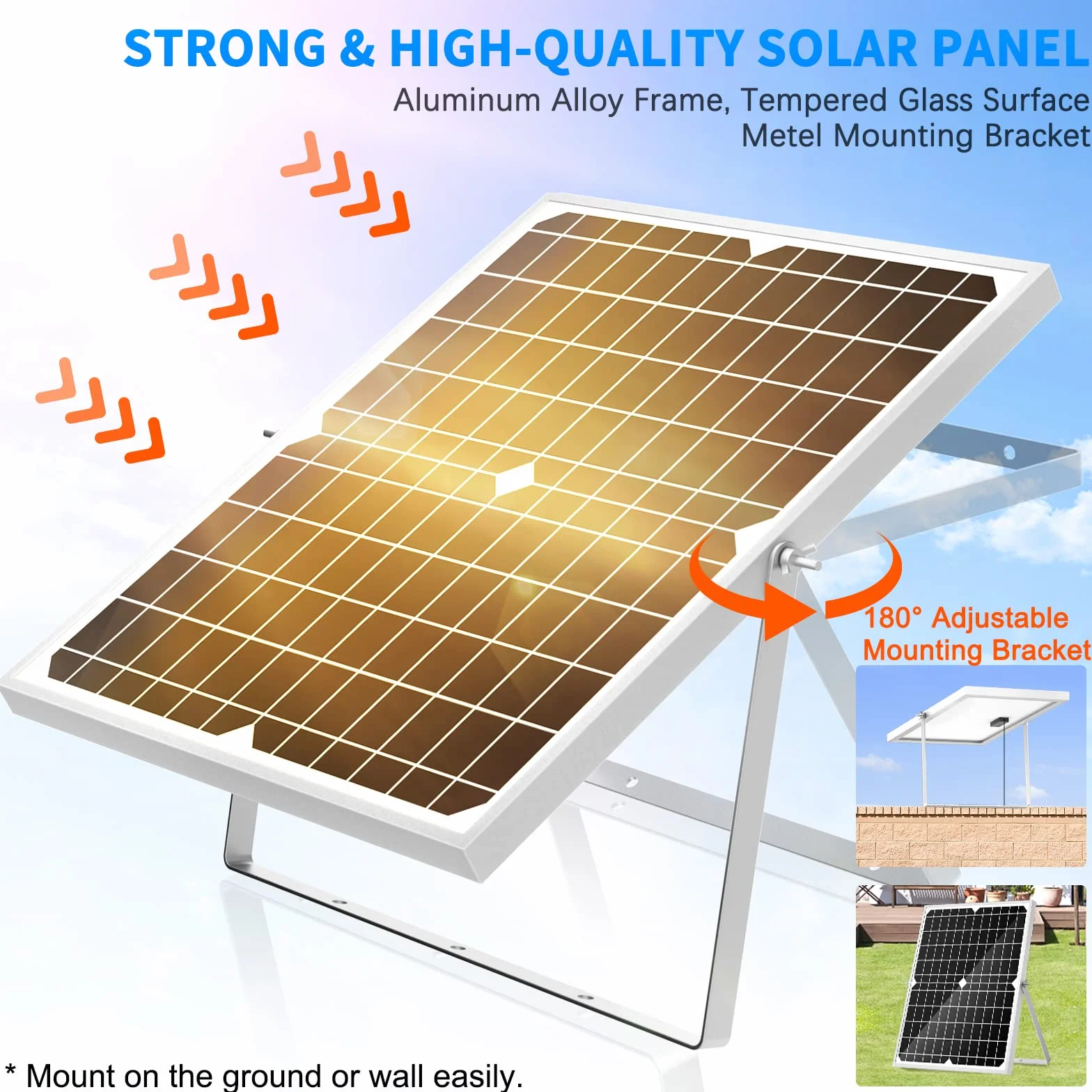 Pompa solarna do stawu 20 W 1300 l/h 4 modele fontann