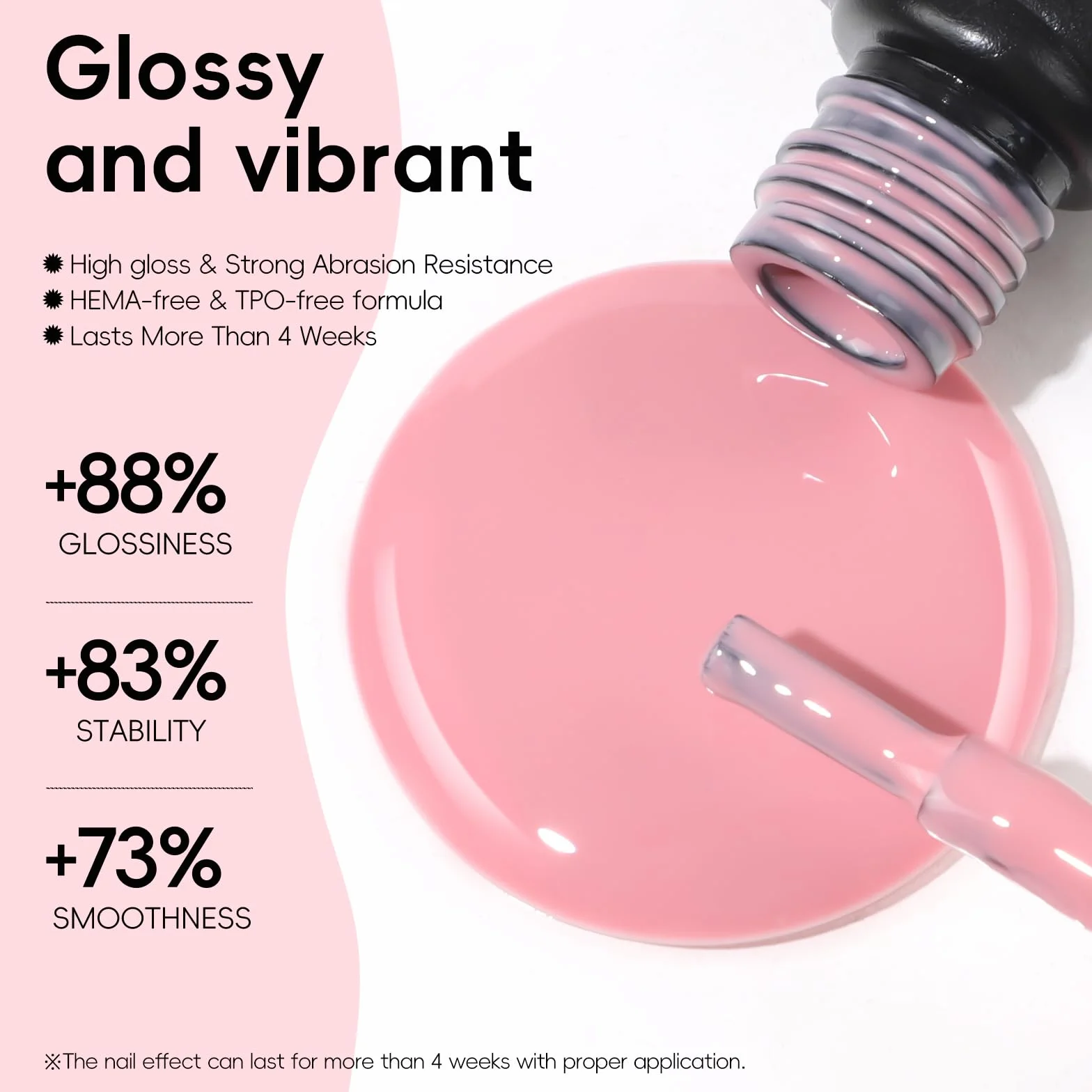 PEACECOLOR 73 szt. Zestaw półtrwałych paznokci i lampy, 55 kolorów półtrwały żelowy lakier do paznokci z podstawą Top Matowy Top Coat Zestaw do manicure półtrwały dla początkujących