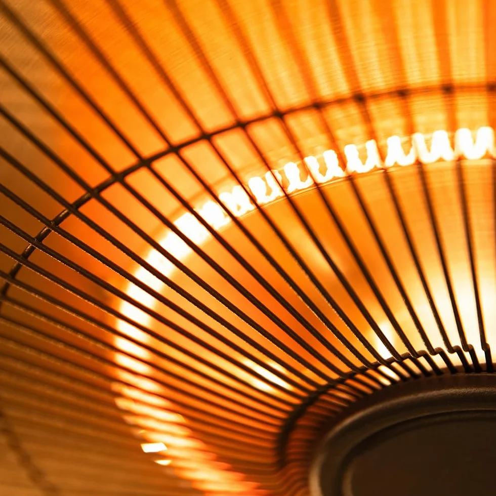 Cecotec Ogrzewacz elektryczny sufitowy ReadyWarm 1500 Power Ceiling 1500 W halogenowy IP65 z pilotem 10 m2